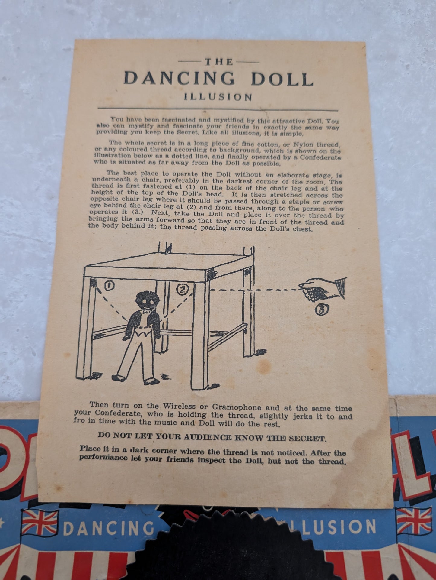 1940s Jolly Golly Dancing Illusion