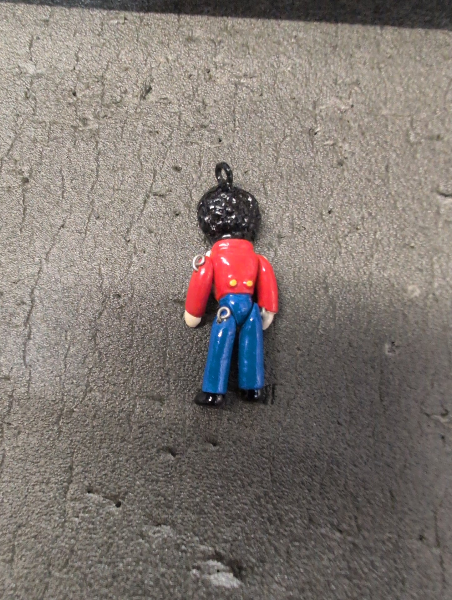 1980s Hantel Miniature Pewter Golly Pendant