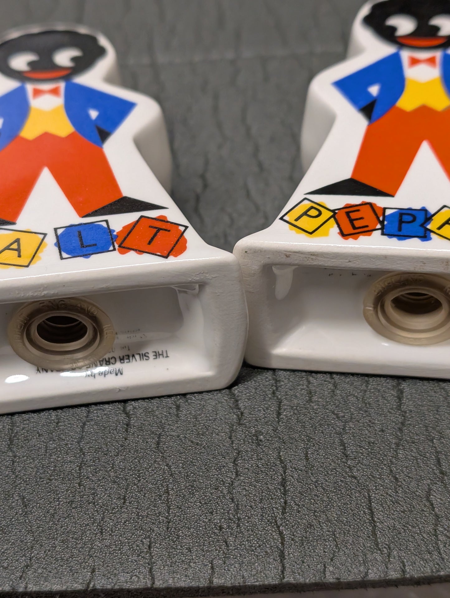 1980s Robertsons Cruet Set by Silver Crane