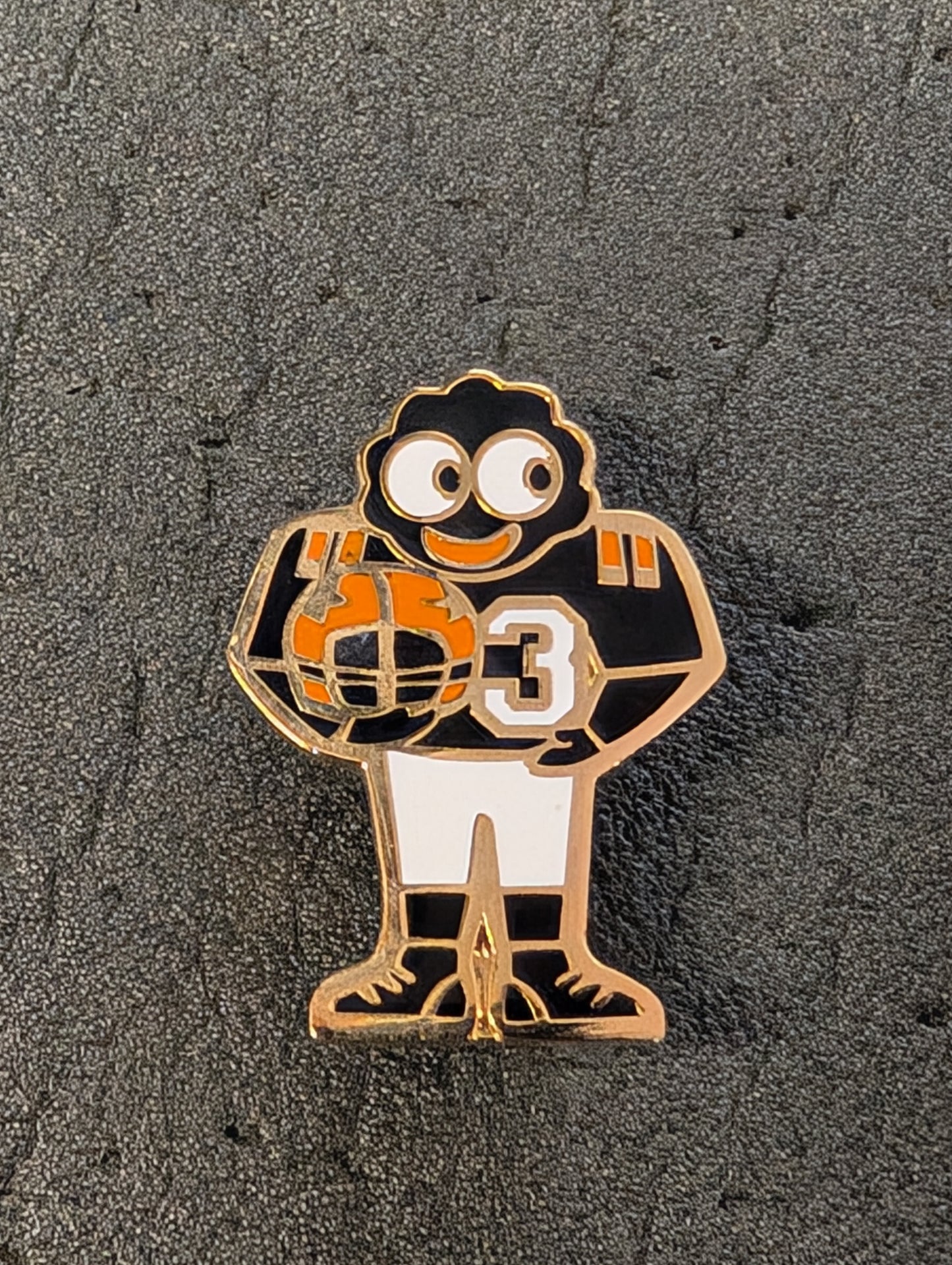 American Footballer Black/Orange