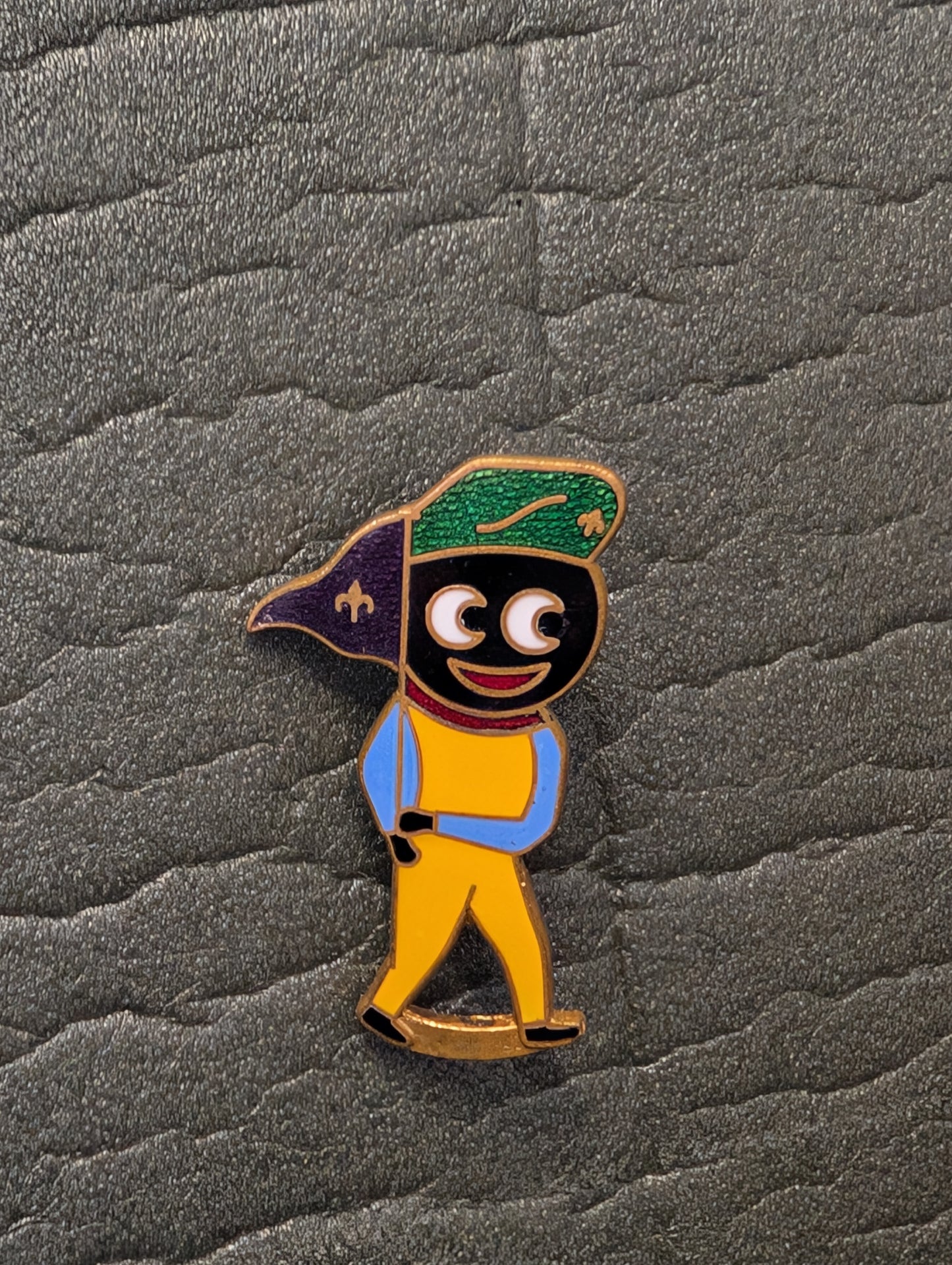 Beret Scout Purple Flag