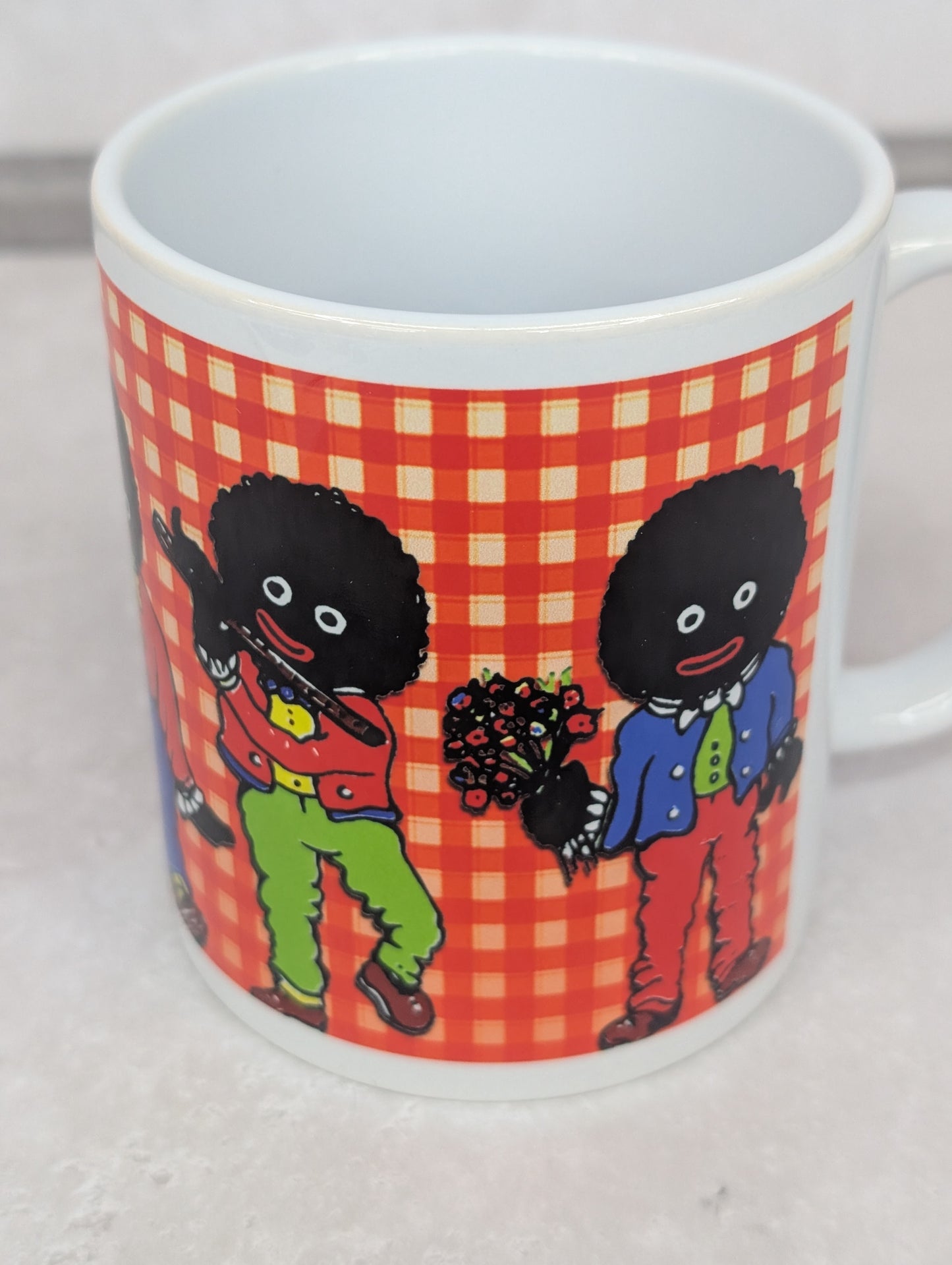 Different Golly Characters on Mug Brand New Boxed