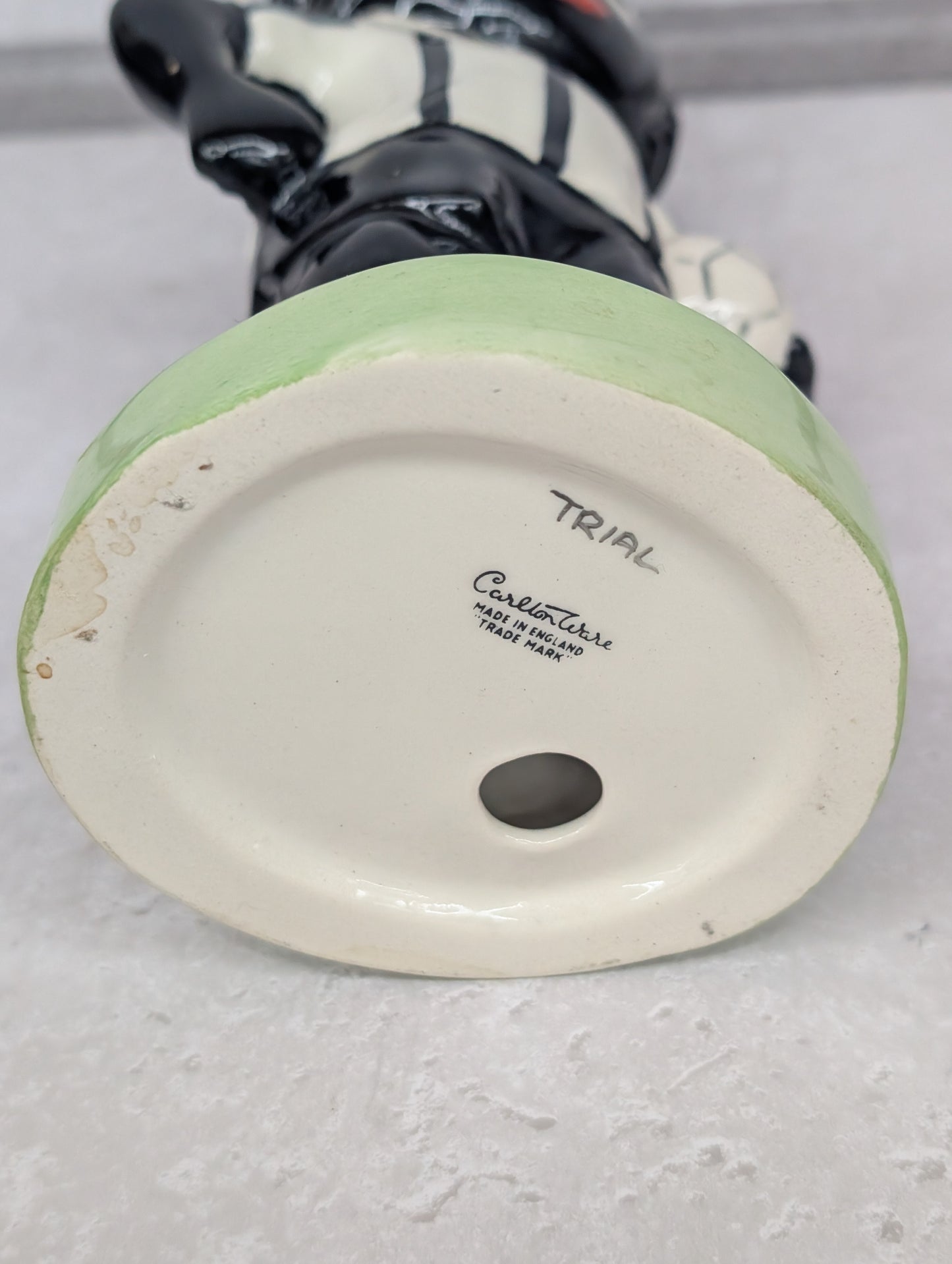 Footballer Black and White by Carltonware