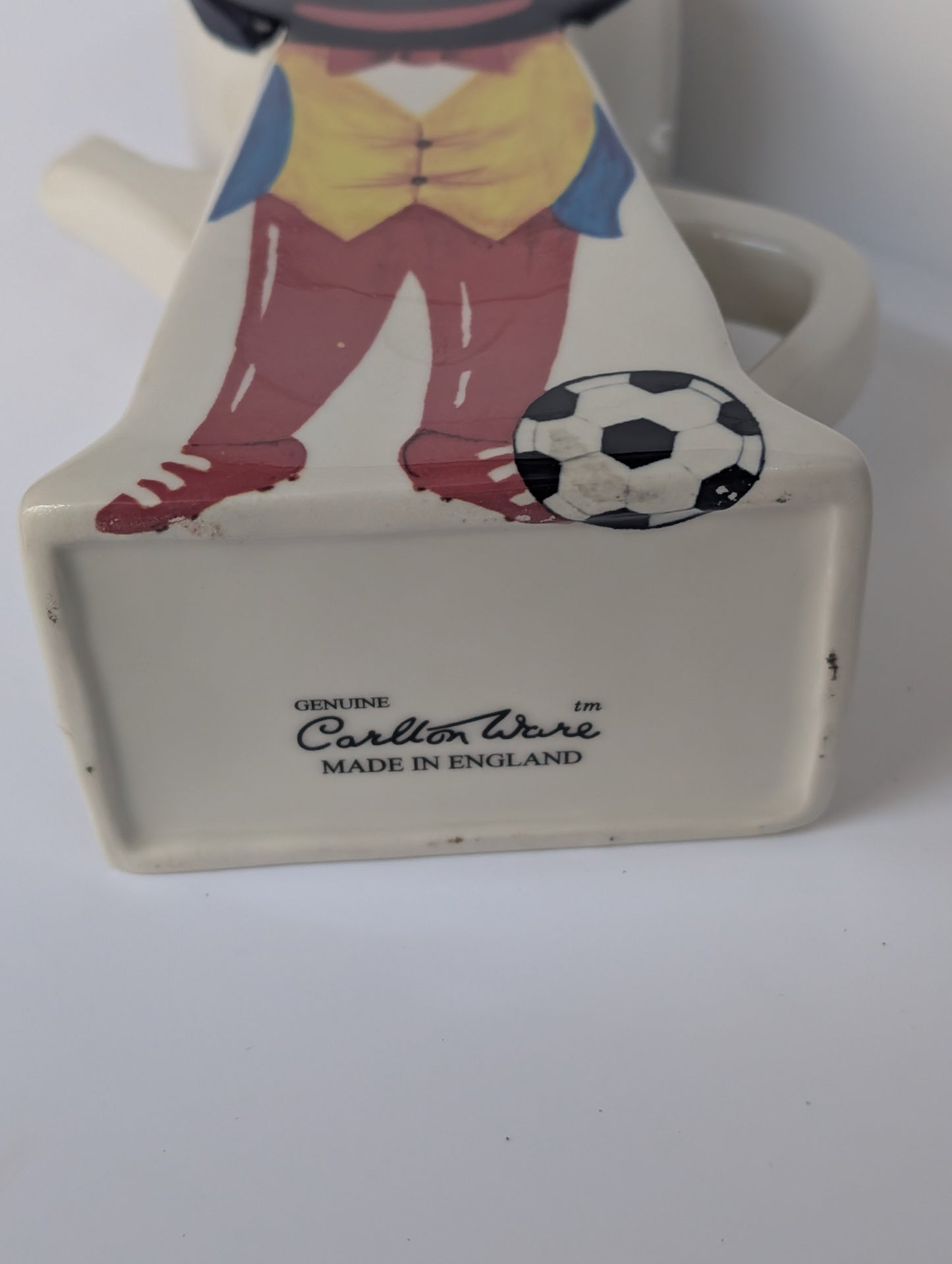 Footballer Teapot by Carltonware