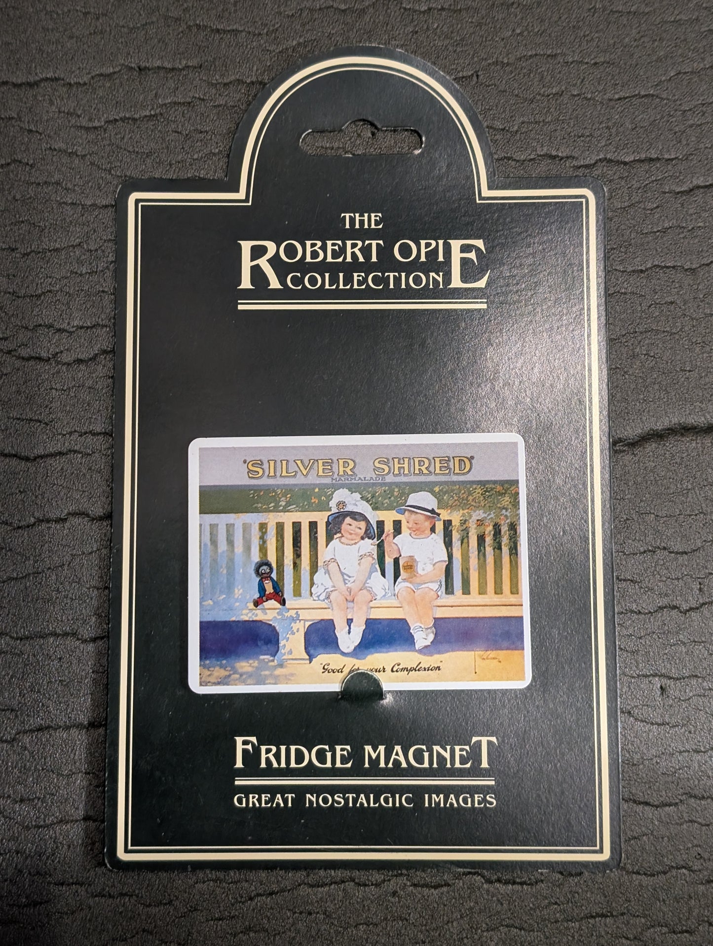 Silver Shred Fridge Magnet