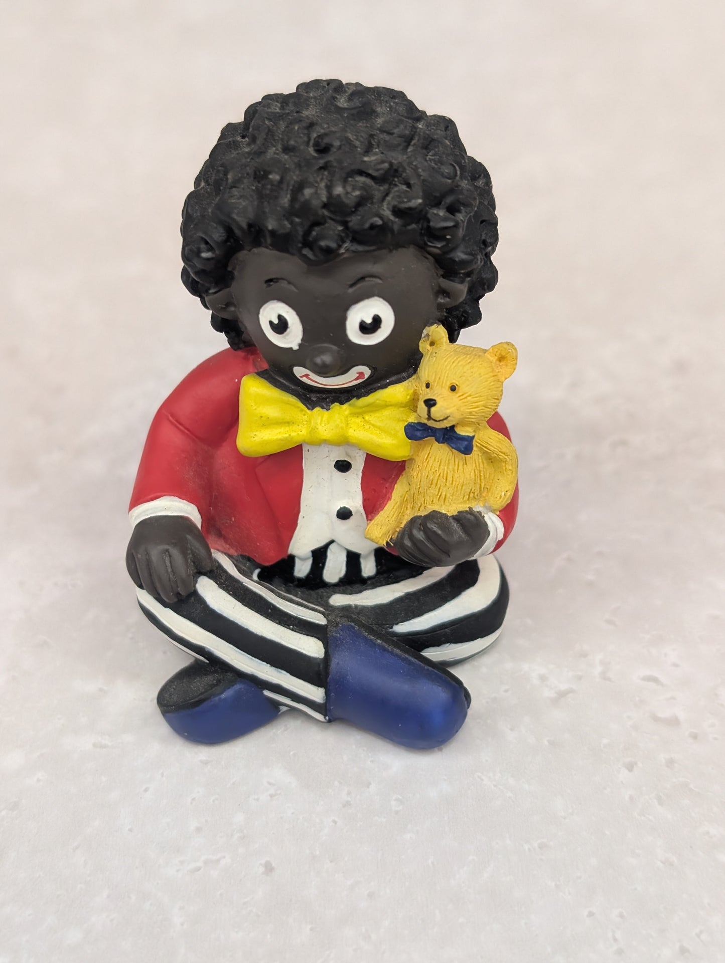 Golly Holding Bear Figure