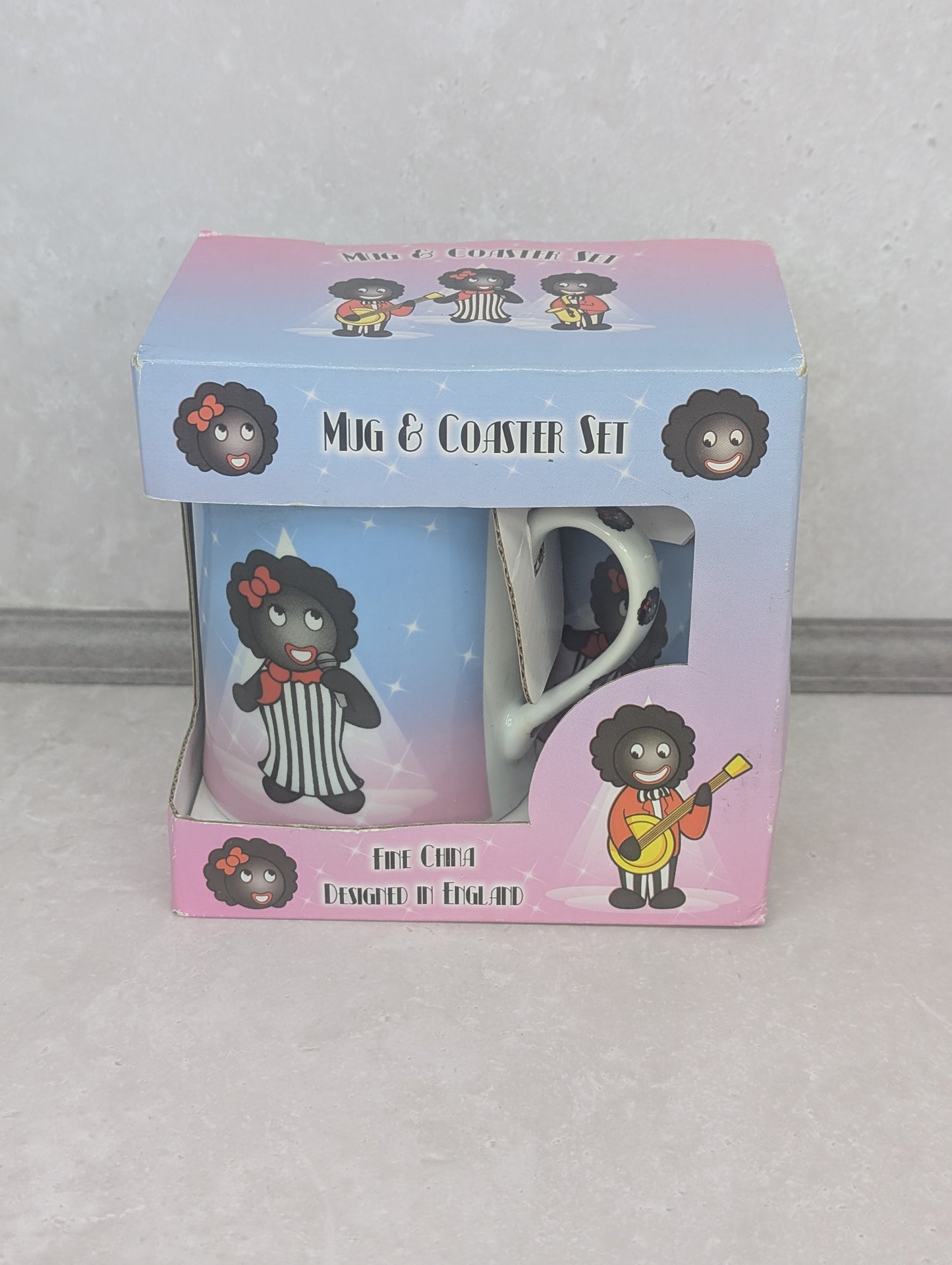 Golly Mug with Coaster New in Box