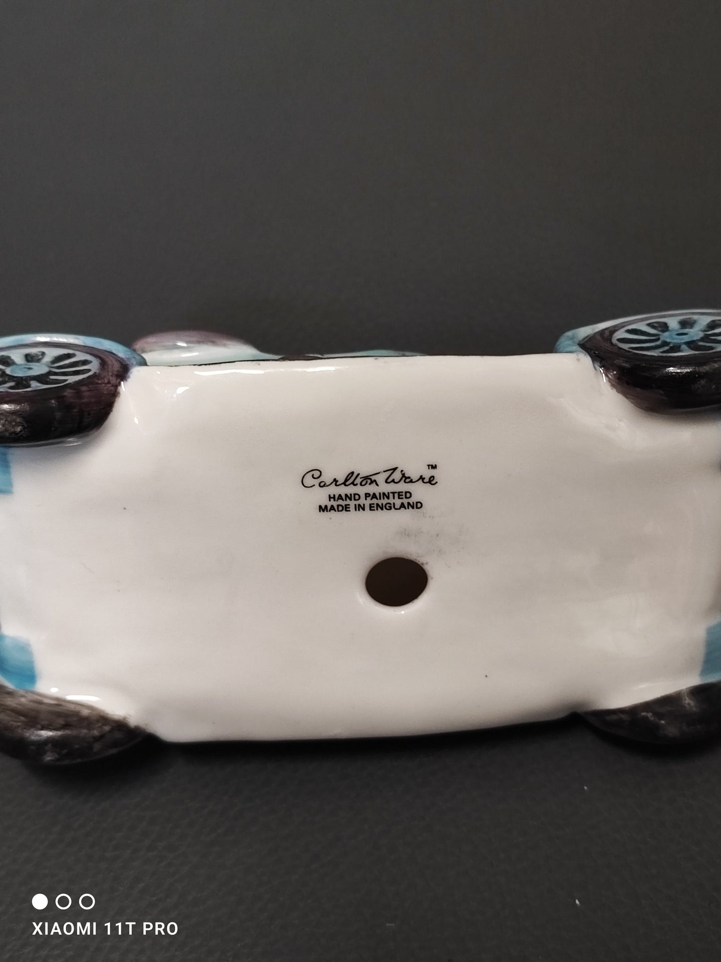 Golly in Blue Car by Carltonware