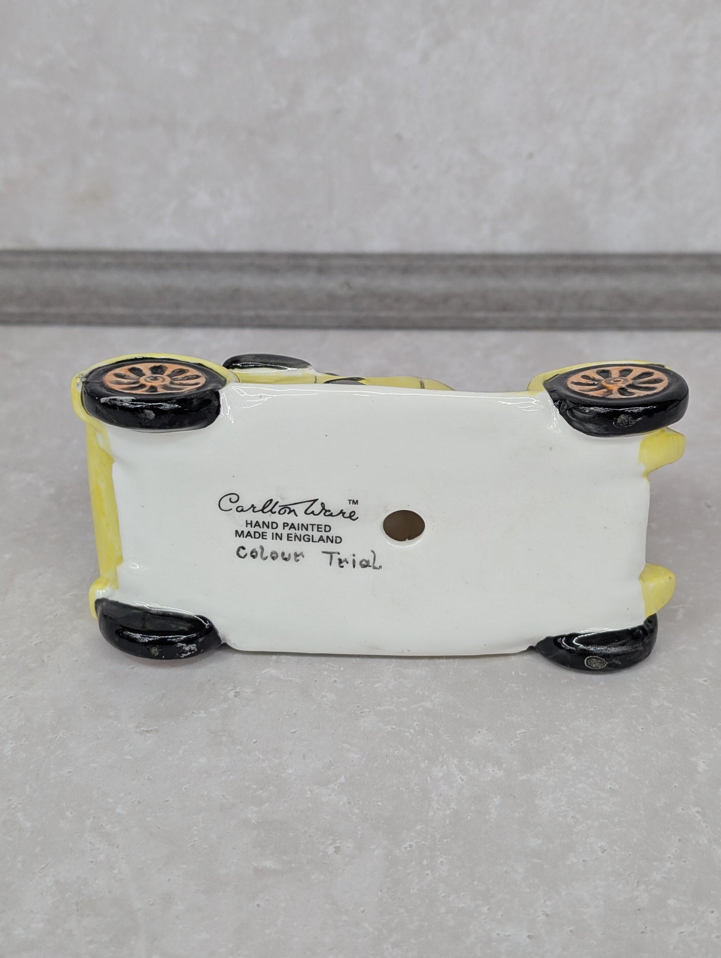 Golly in Yellow Car Colour Trial by Carltonware