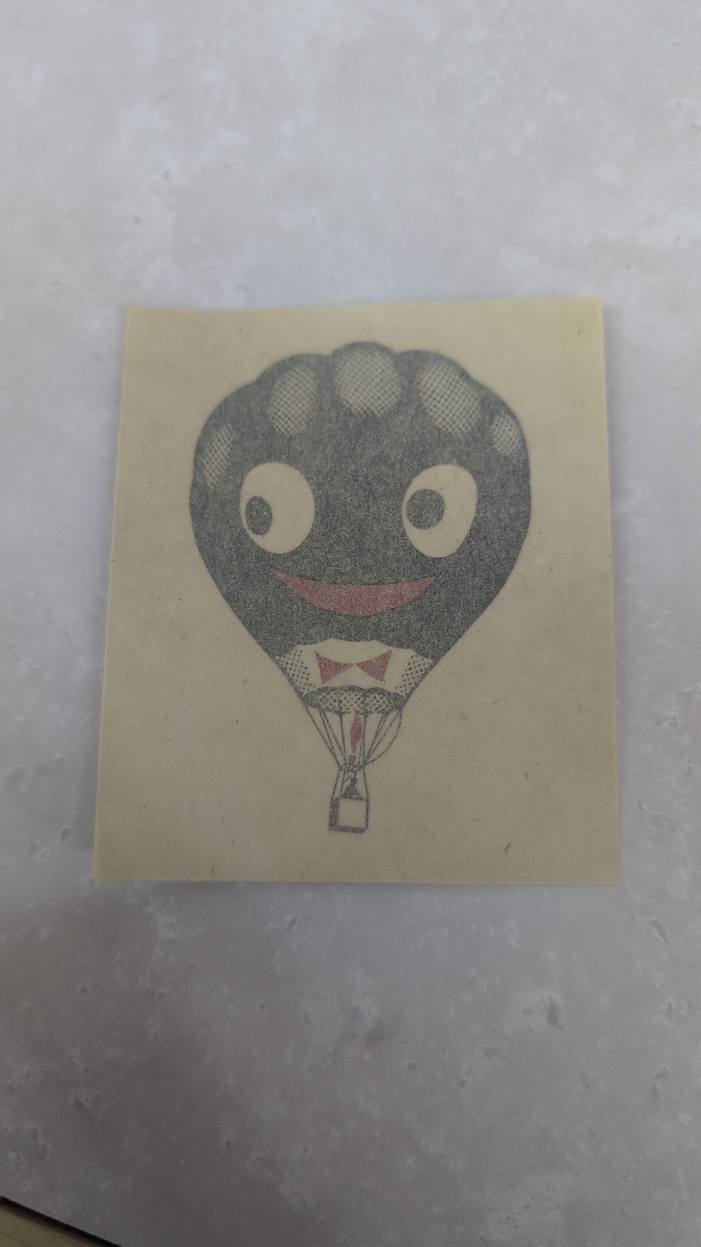 HB10 Golly Balloon Window Sticker