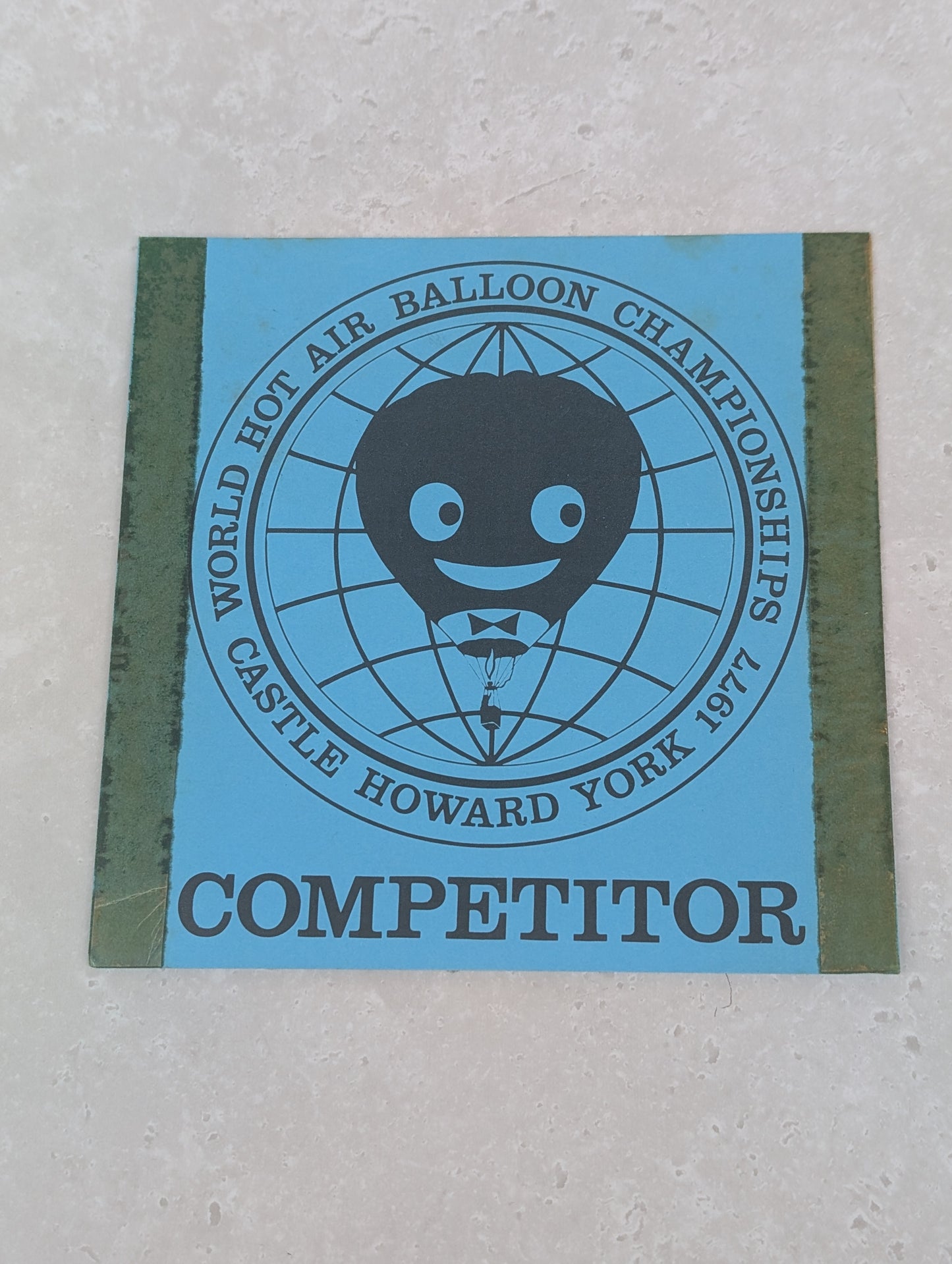 HB2 Blue Castle Howard Balloon Competitor Card