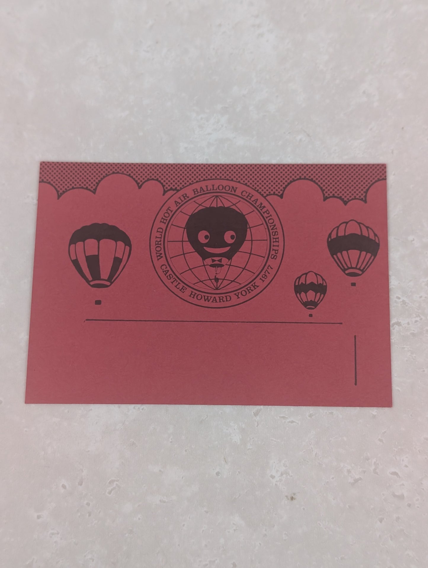 HB3 Maroon Castle Howard Balloon Reps Card