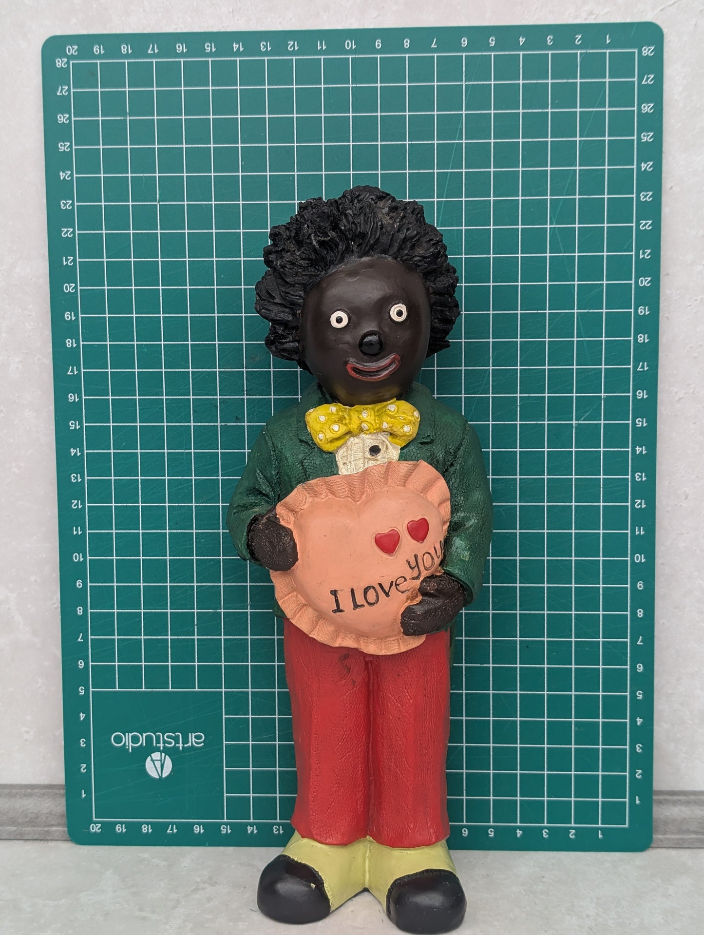 Large Shudehill Golly with I Love You Heart Cushion