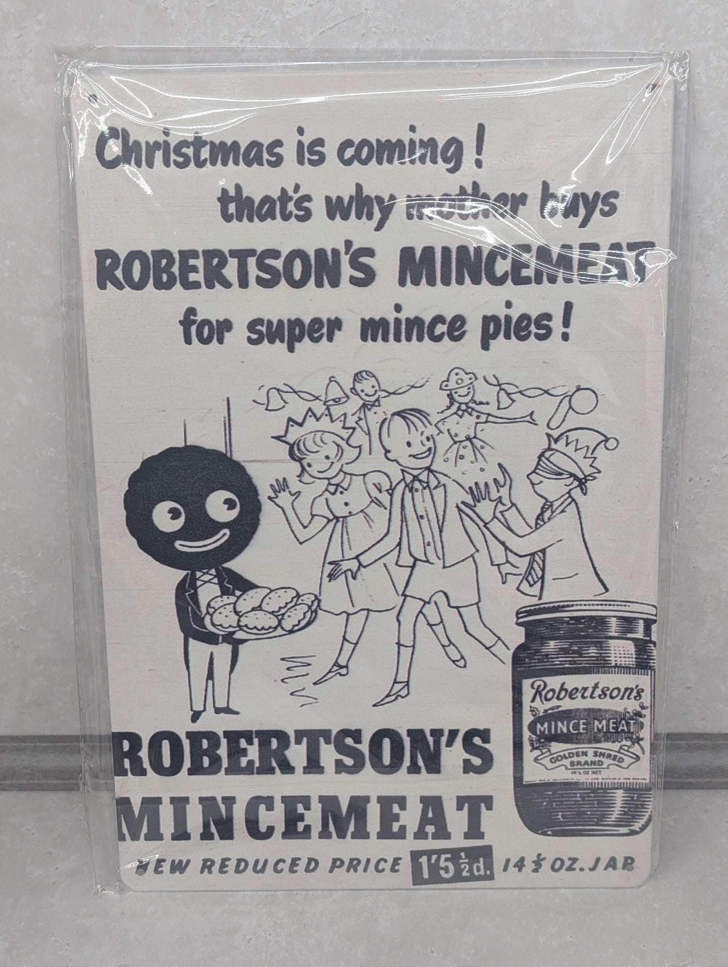 Mincemeat Advert Tin Sign 300mmx200mm