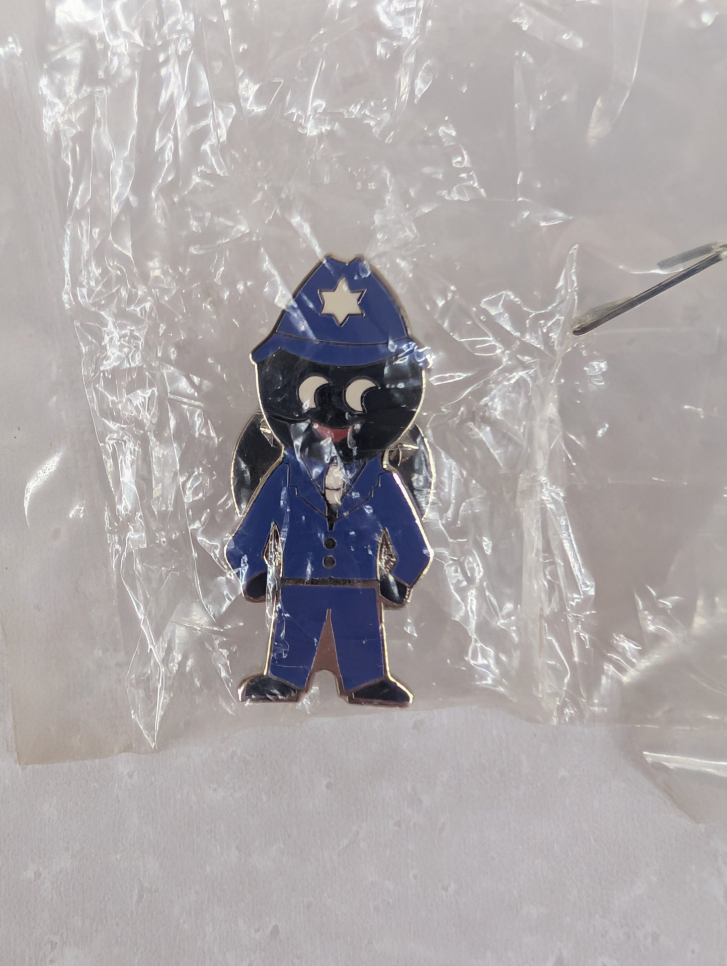 Mini Policeman Blue Shirt White Tie