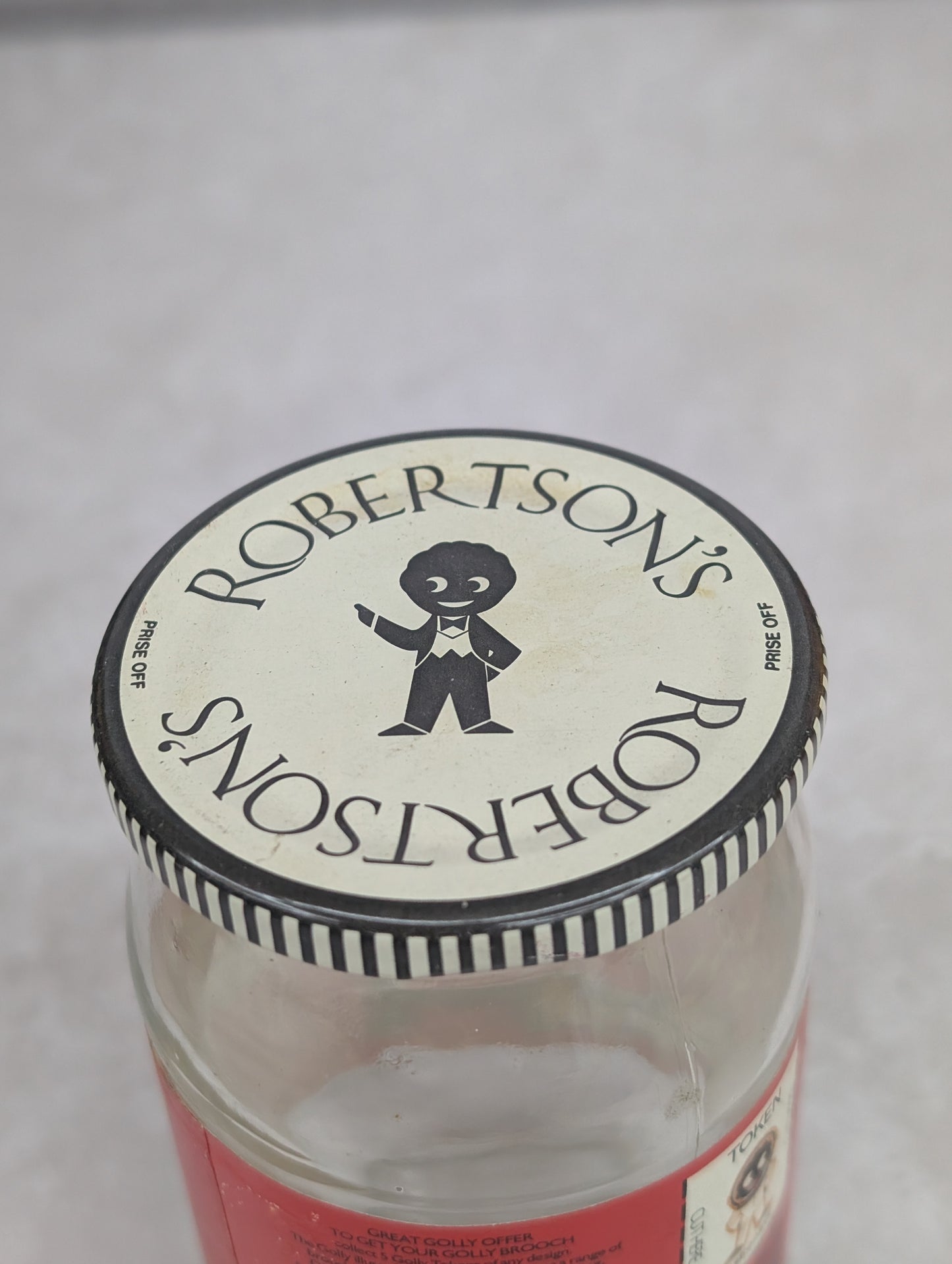 Original 1980s Robertsons Jar with Label