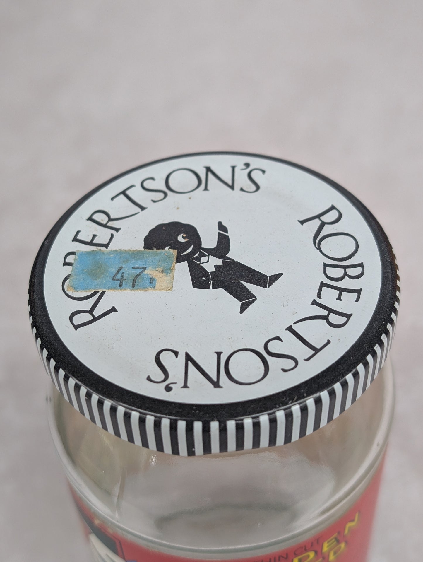Original 1980s Robertsons Jar with Label