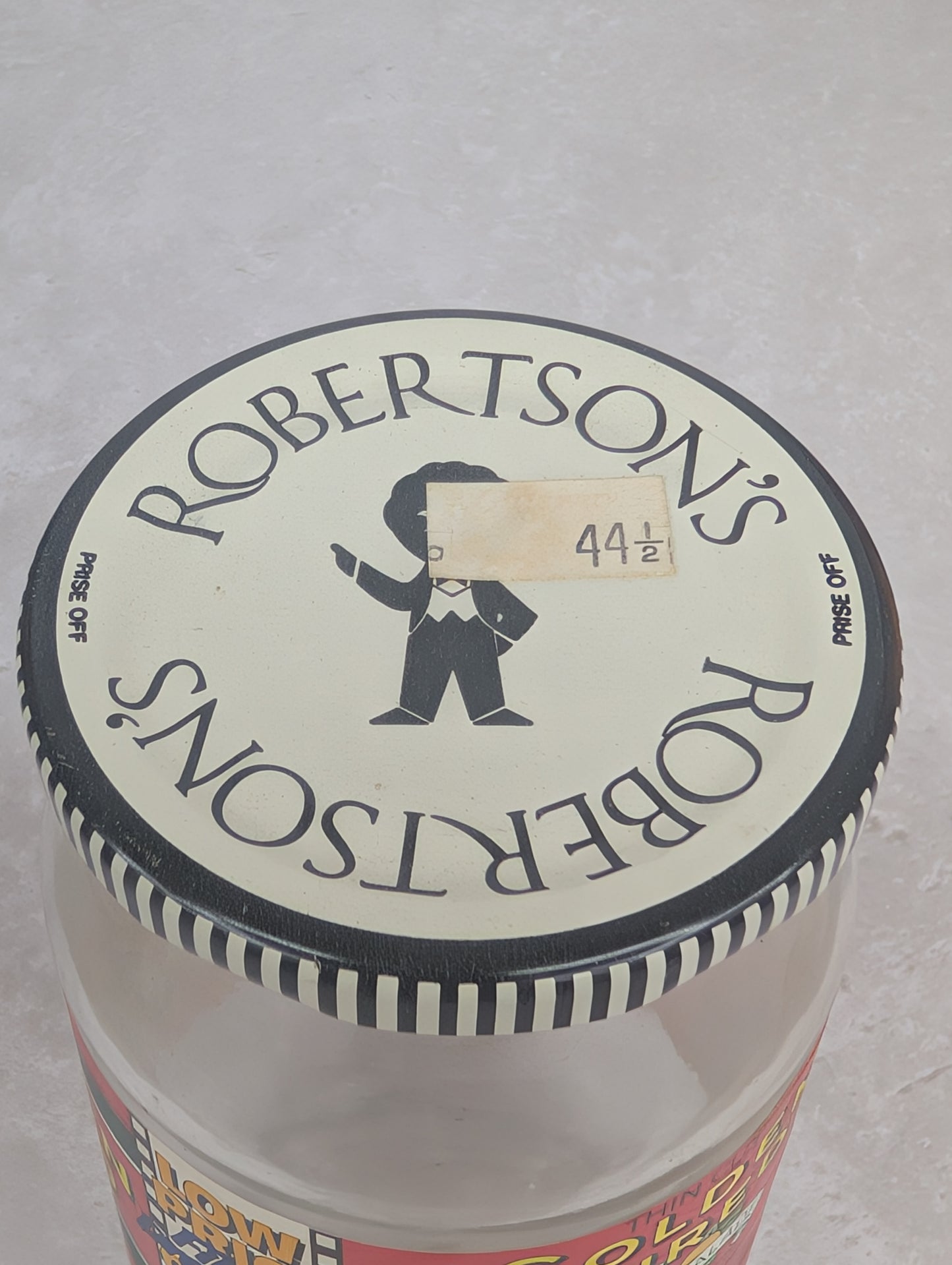 Original 1980s Robertsons Jar with Label
