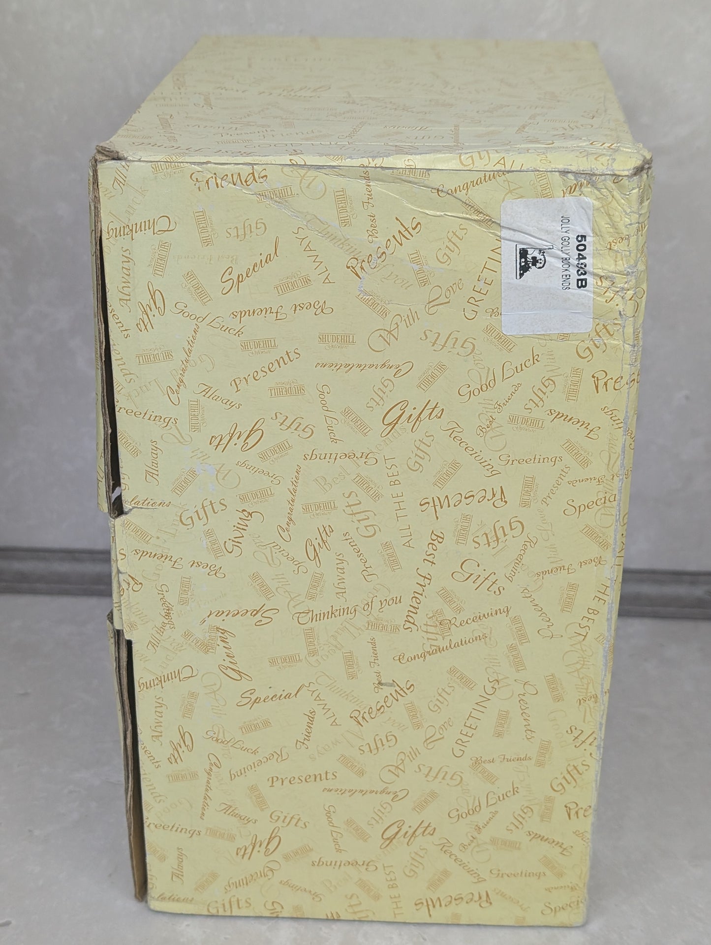 Pair of Heavy Just Golly Bookends in Original box