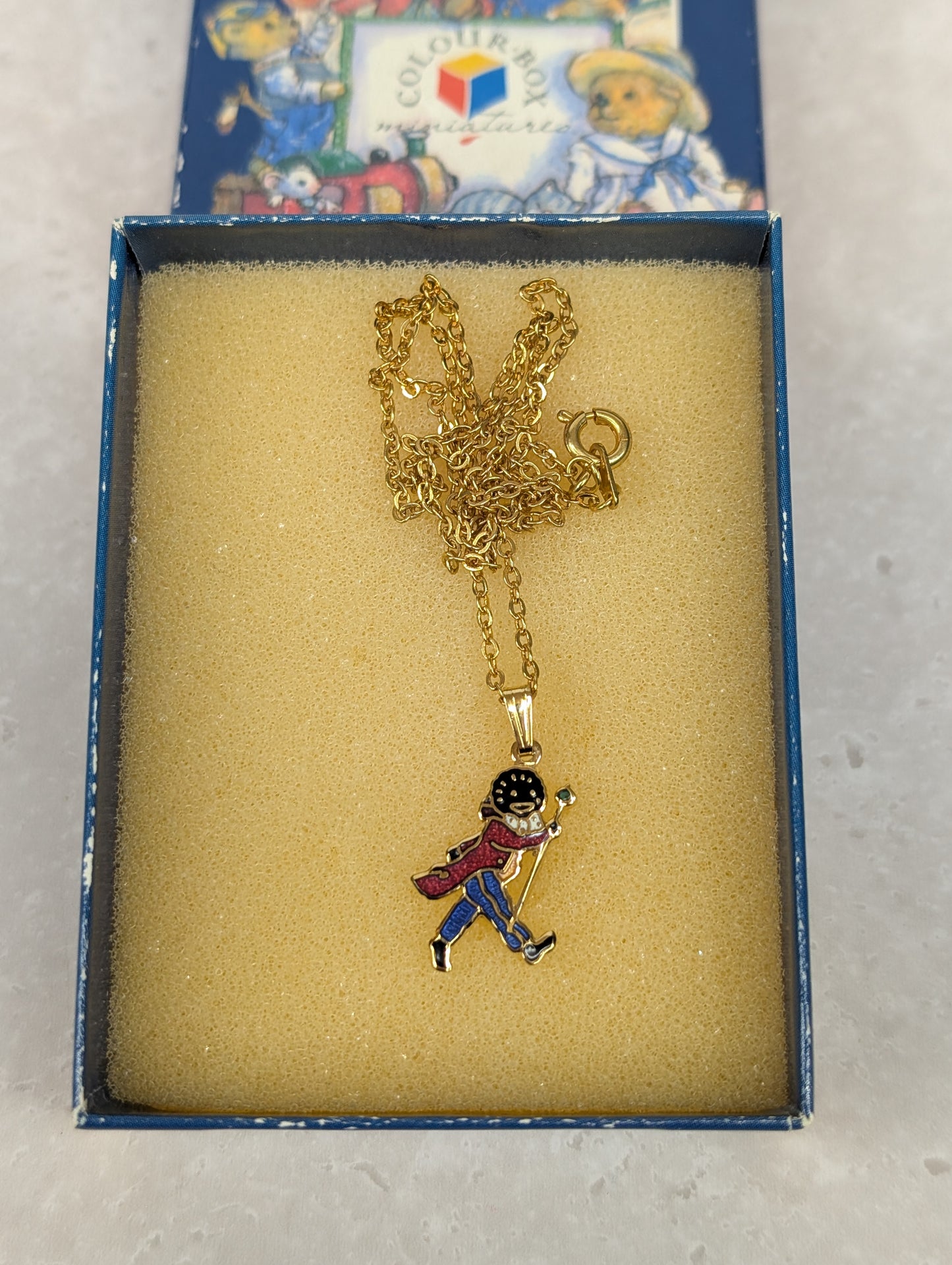 Pendant on Chain in Box by Peter Fagan Colourbox