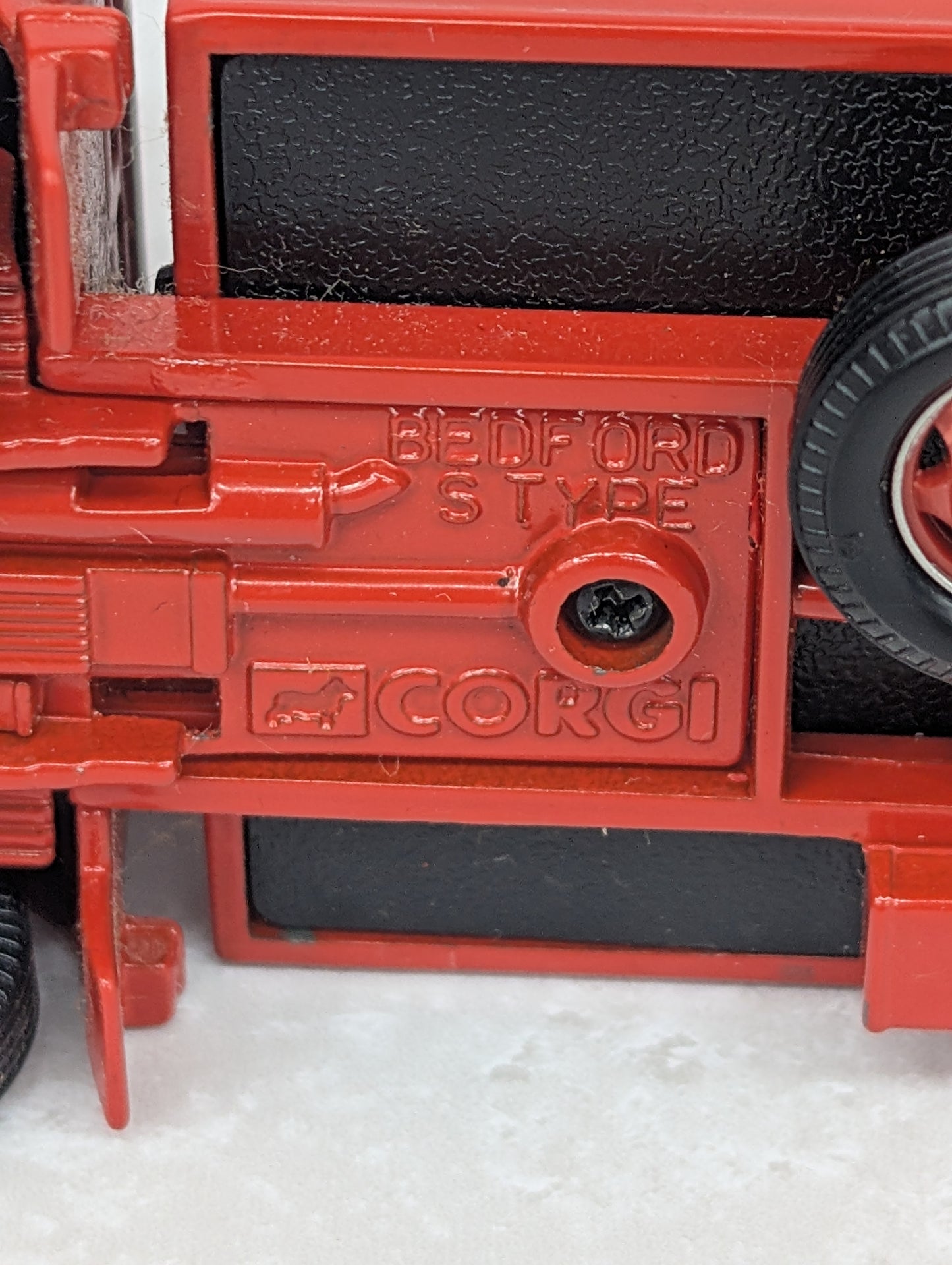 Red Golden Shred Truck by Corgi