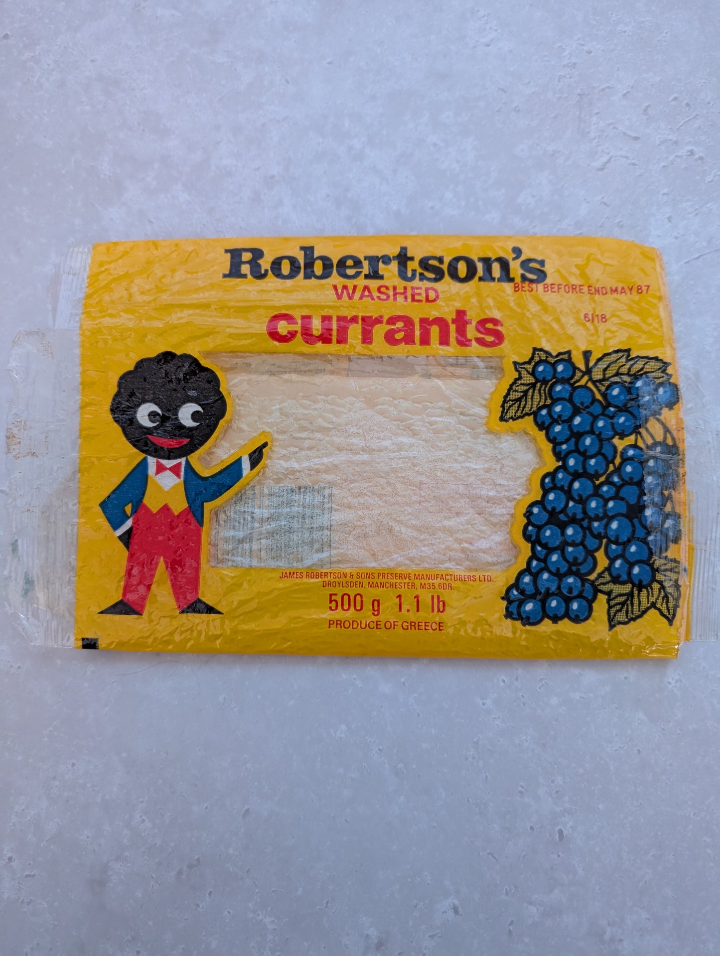 Robertsons Currants Packaging