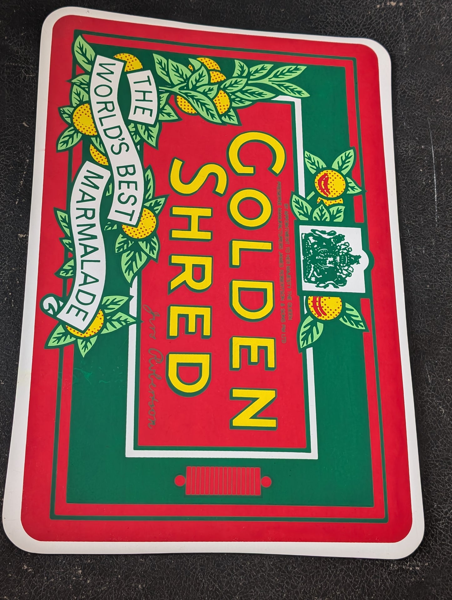 Robertsons Golden Shred Placemat