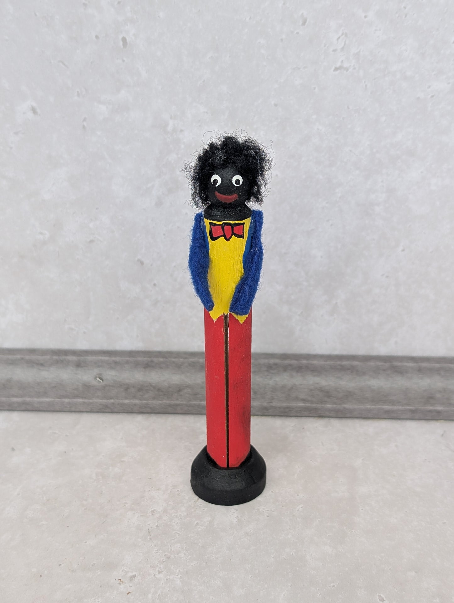 Robertsons Style Golly Made From Vintage Clothes Peg