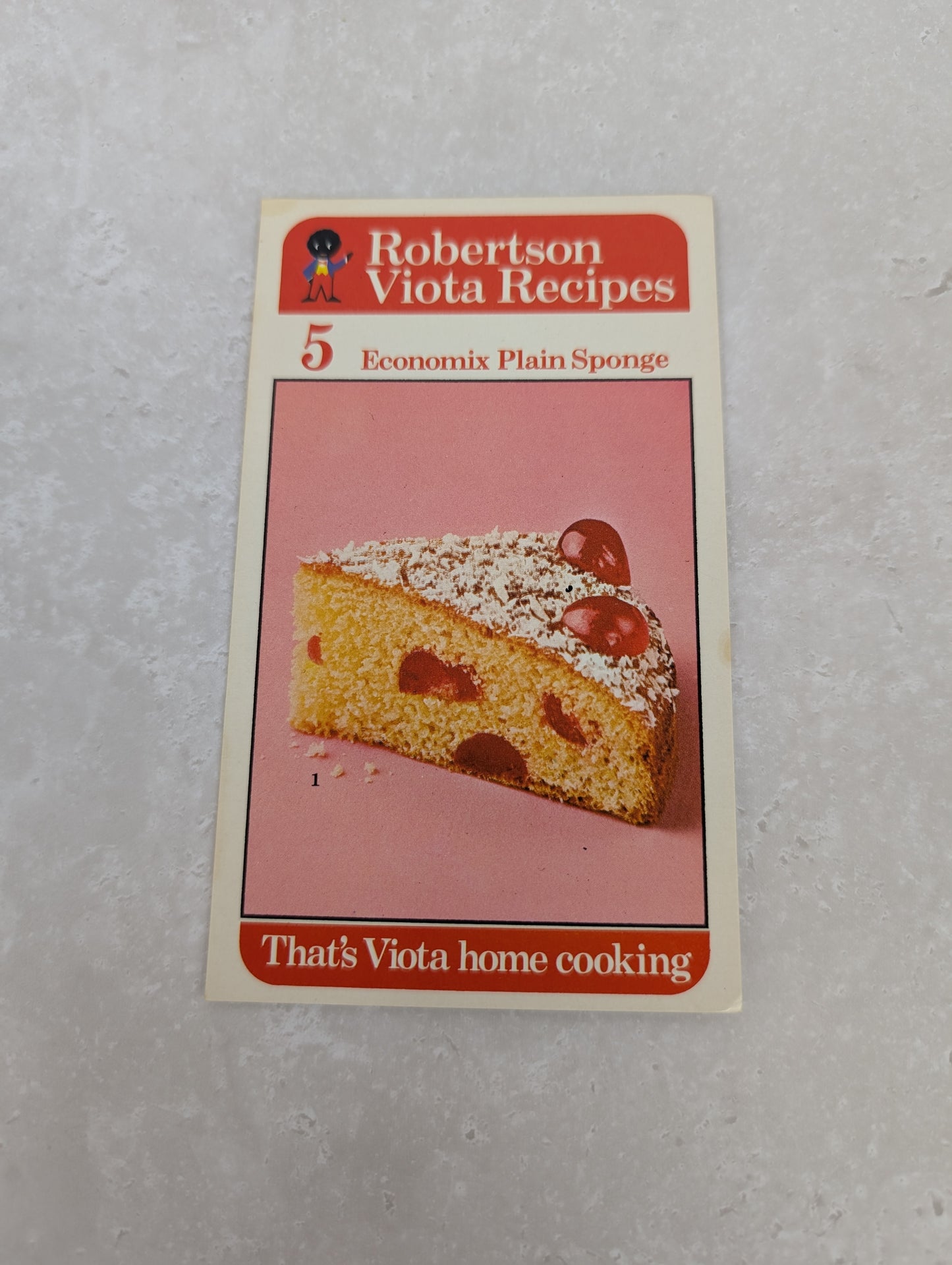 Robertsons Viota Recipes Economix Plain Sponge