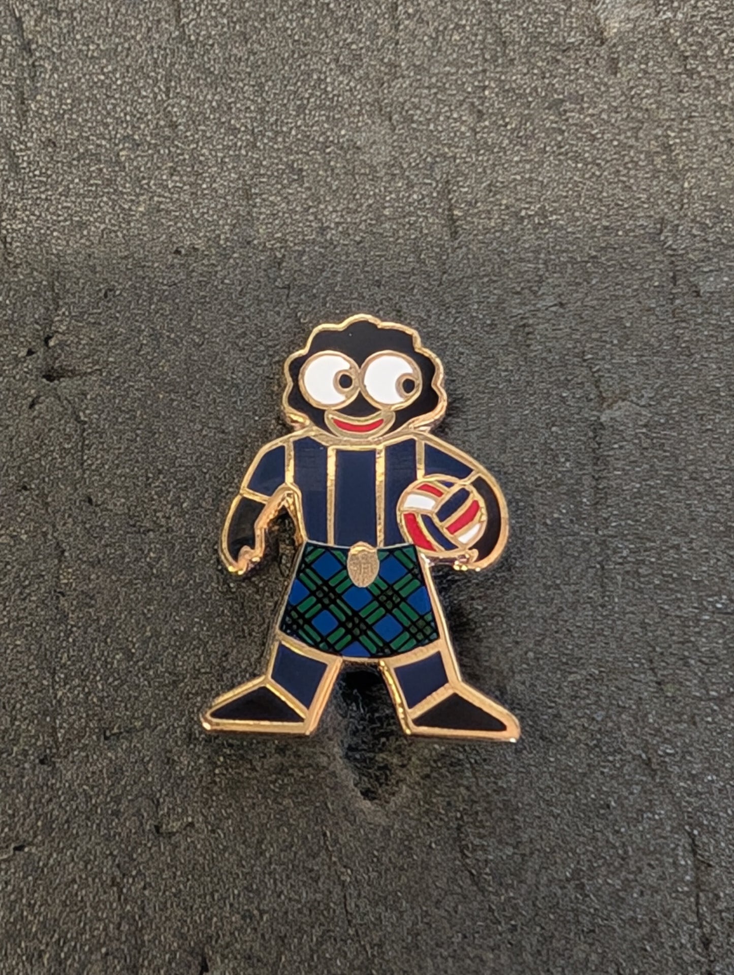 Scottish Footballer Dark Blue Top