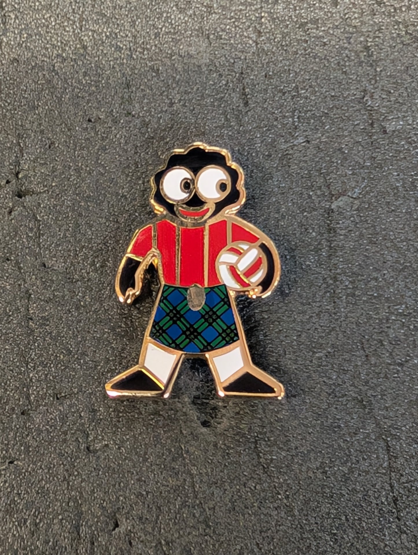 Scottish Footballer Red Top