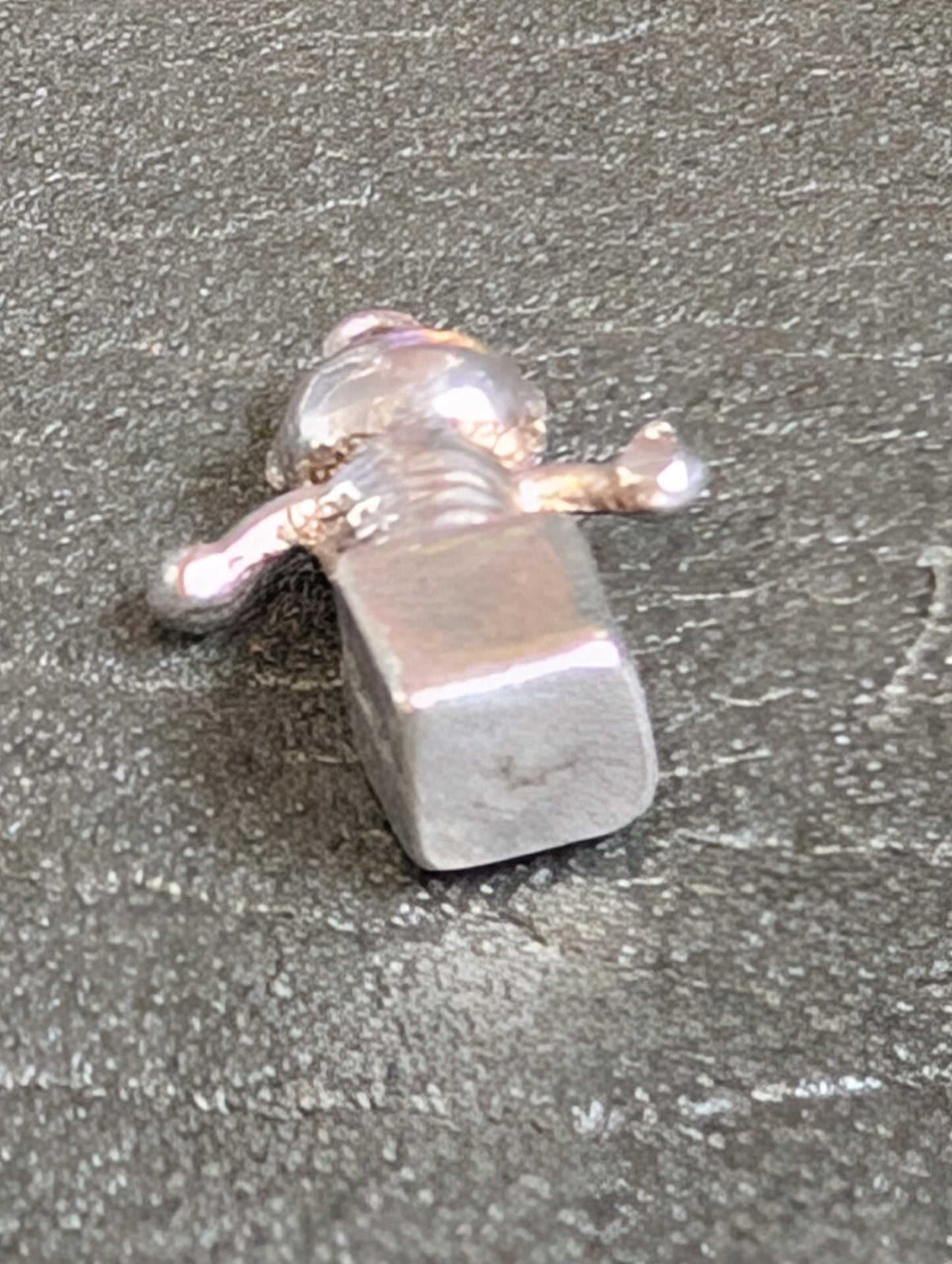 Silver Jack in The Box Golly Trinket/Pendant