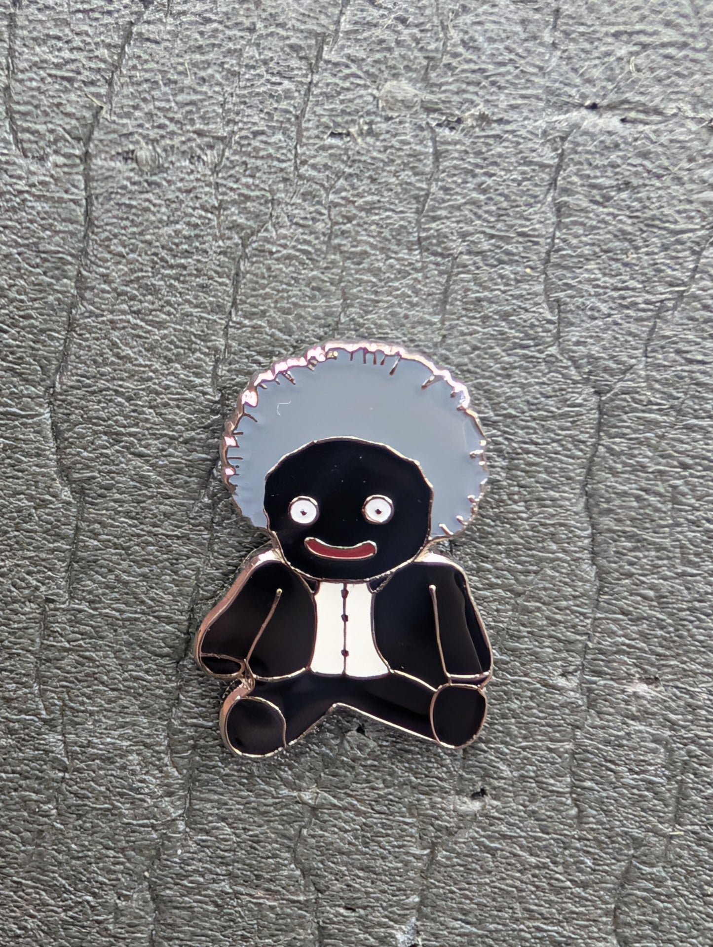 Sitting Golly Black Jacket Black Trousers