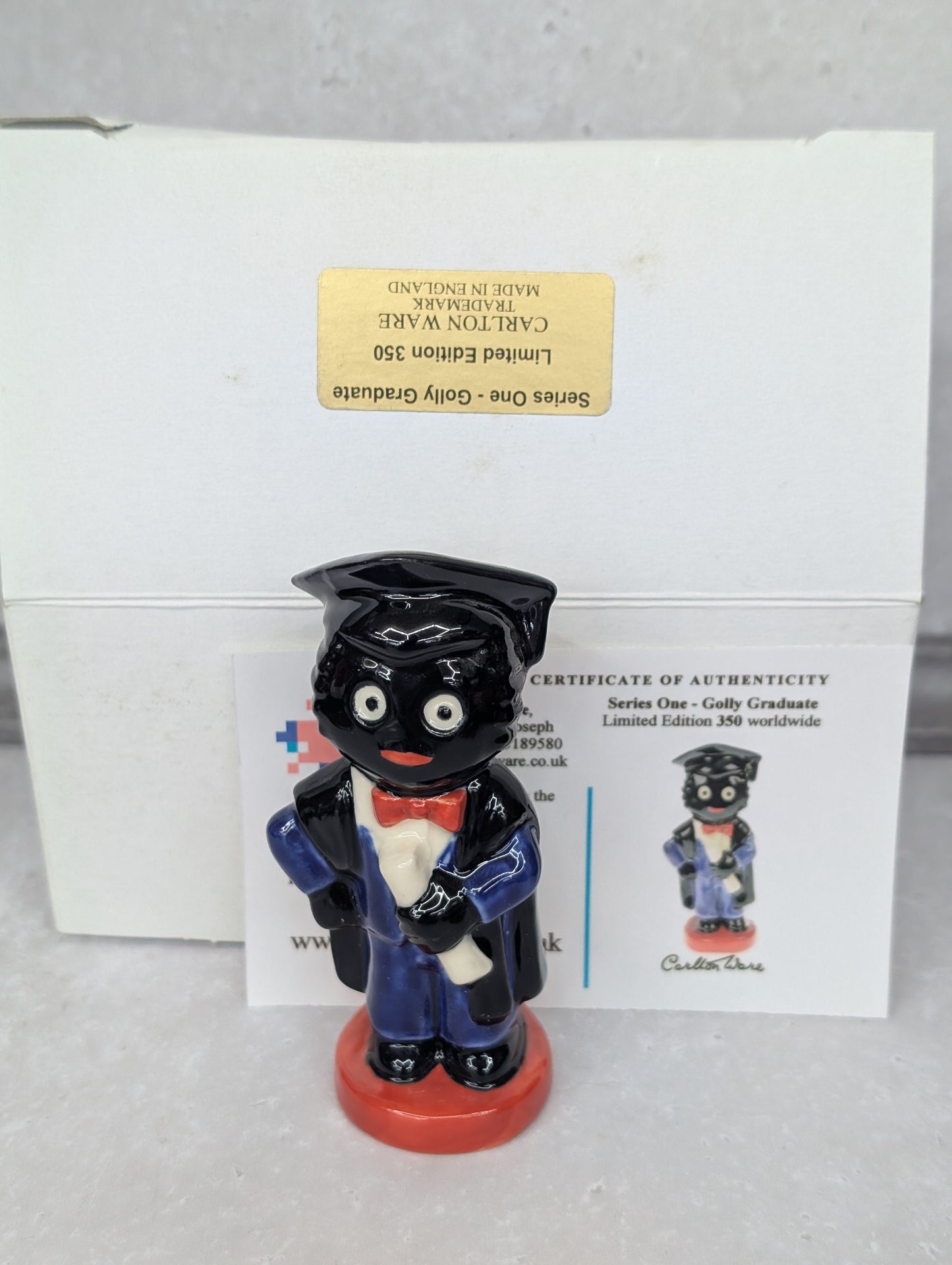 Small Red Base Graduate by Carltonware