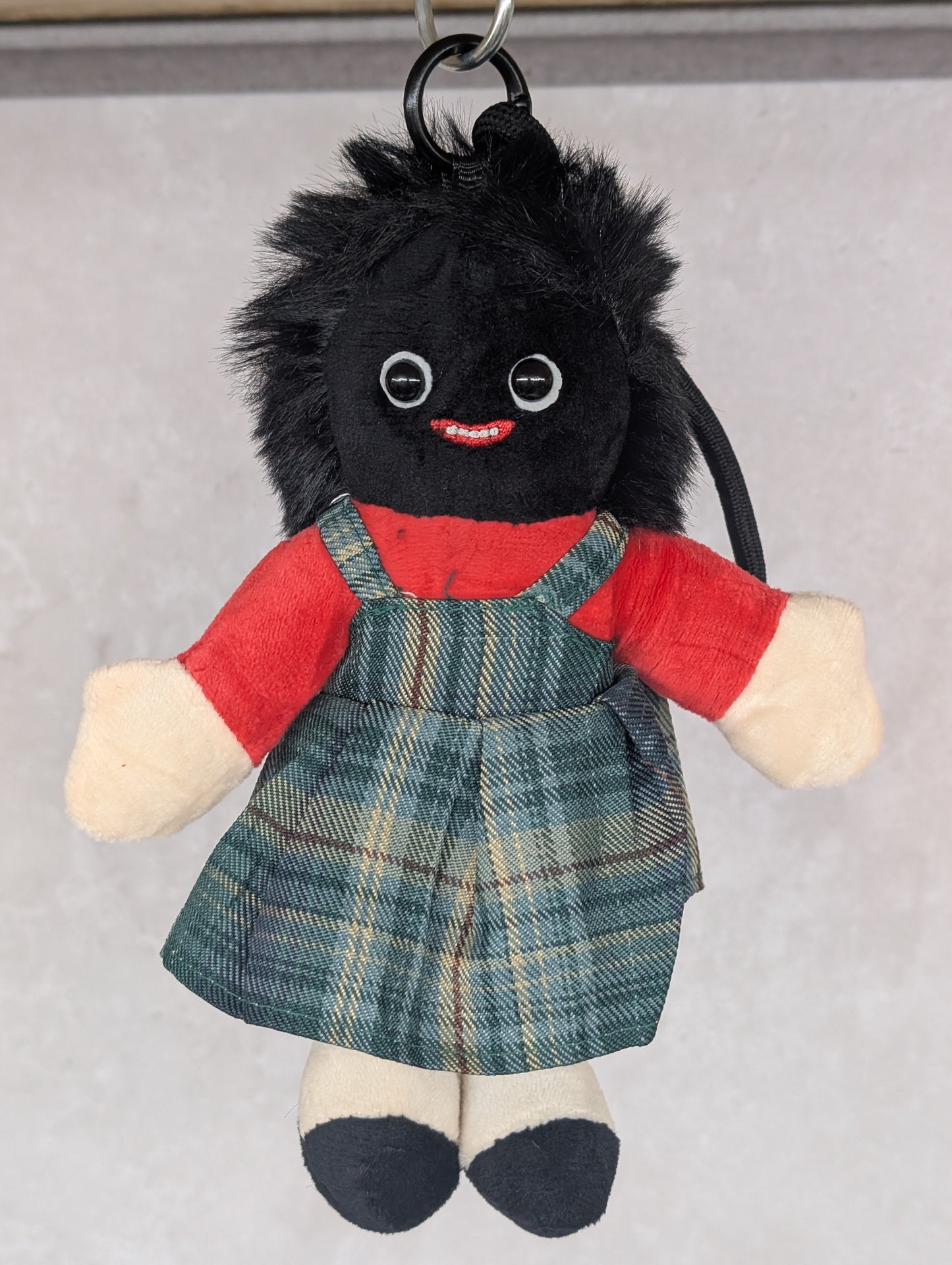 Soft Golly Keyring Green