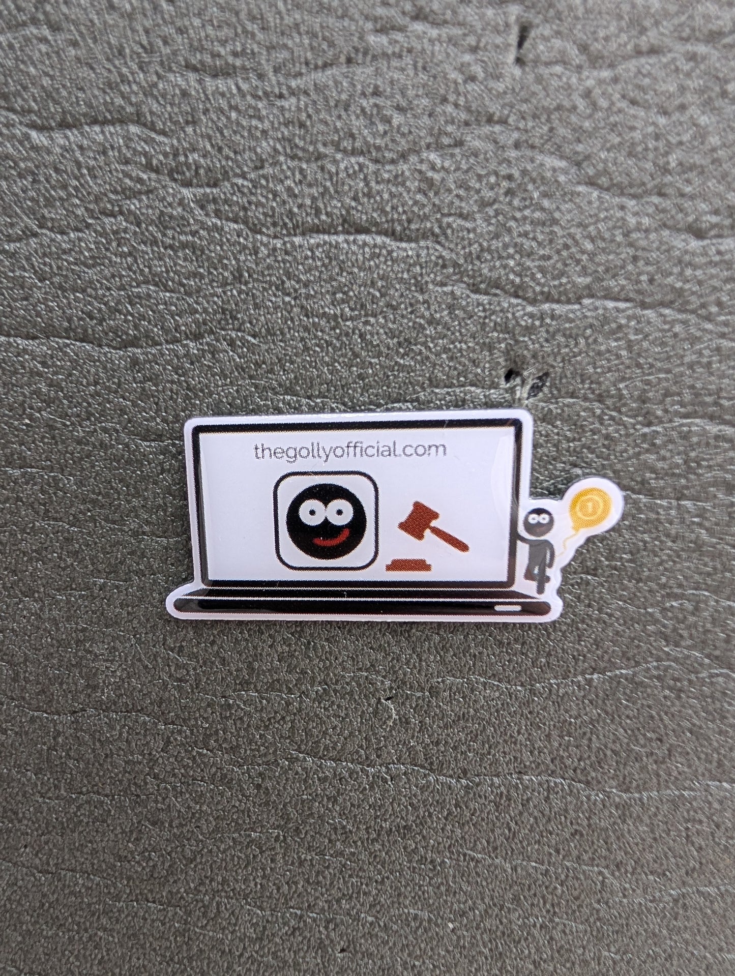 The Golly Official 1st Birthday Badge