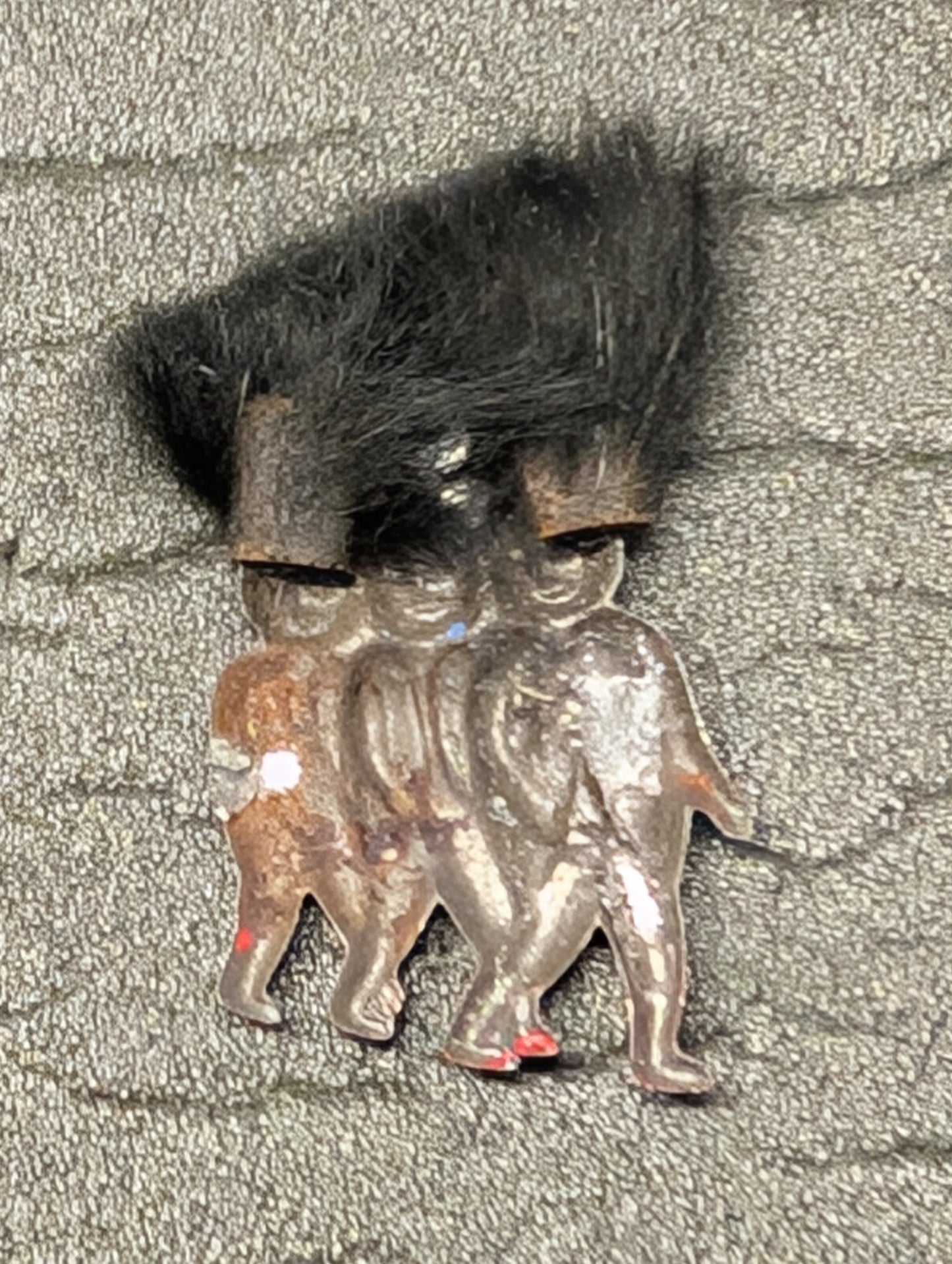 Tin Golly Triplets With Hair NEVER SEEN BEFORE