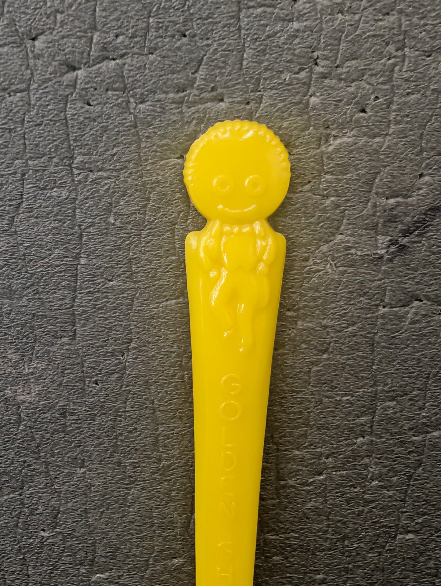 Yellow Plastic Golly Spoon