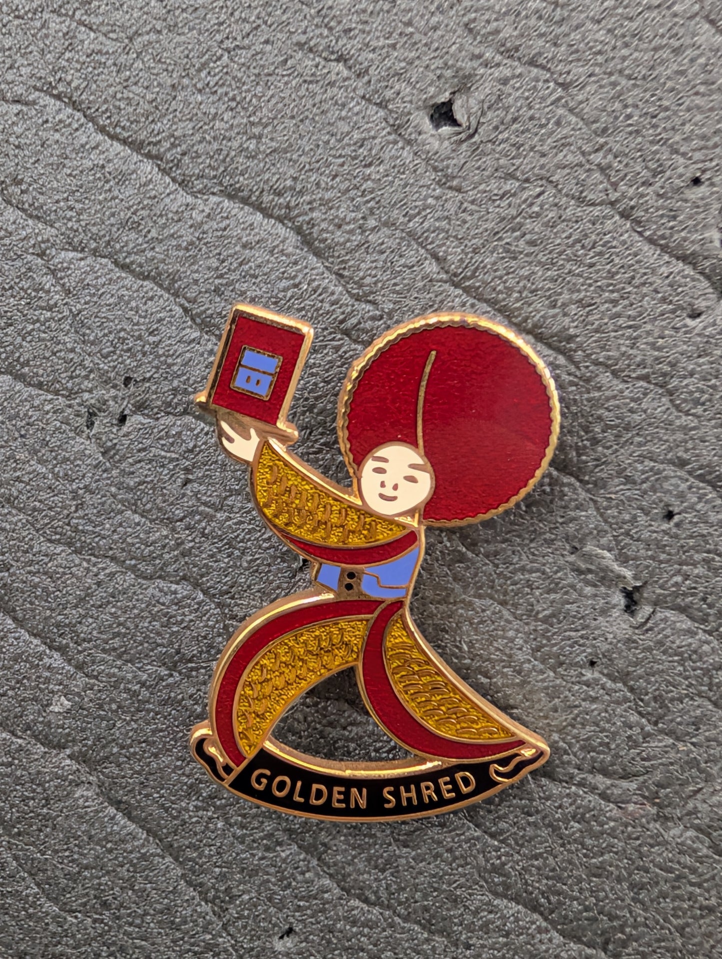 Golden Shred Turban Man