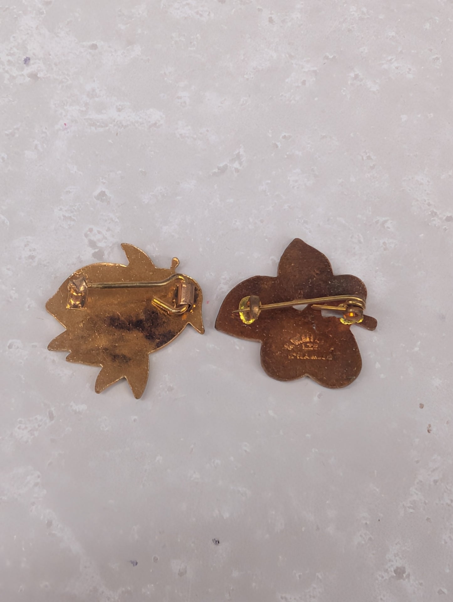 1950s Robertsons Fruit Pair of Badges