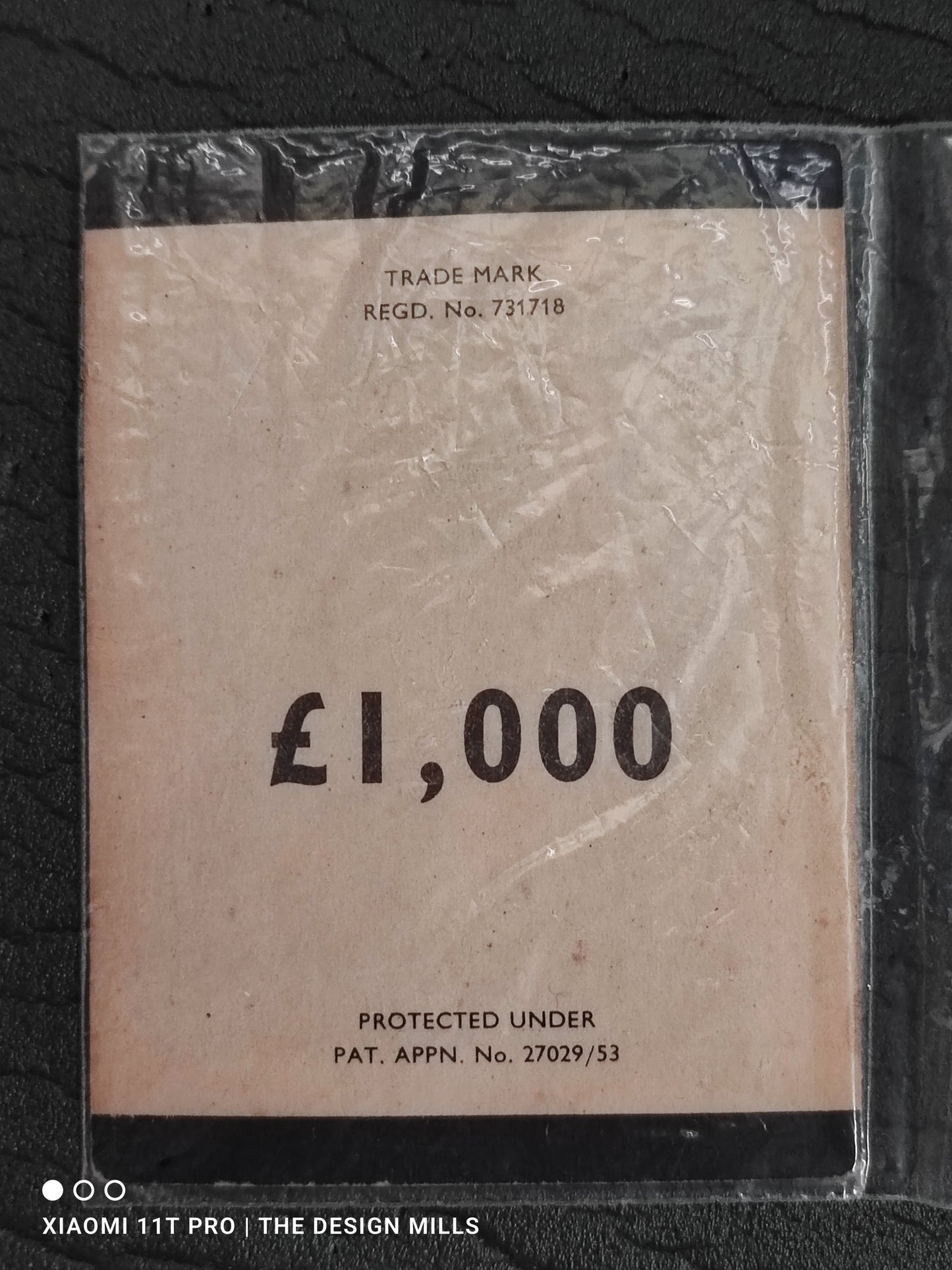 Advertiser's Announcement Golden Shred Card