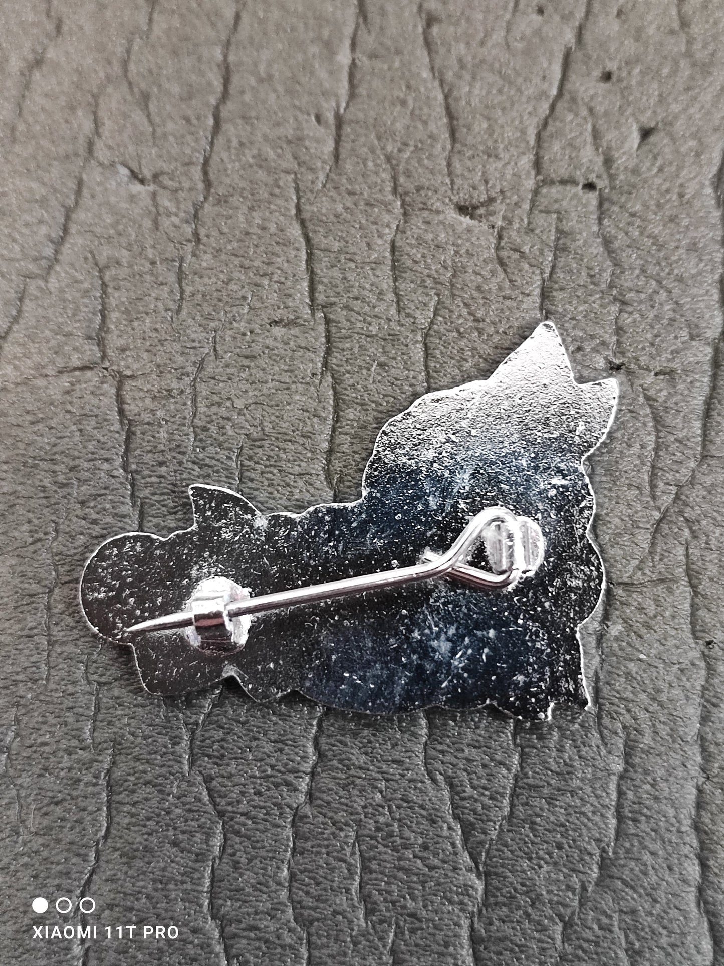 Collectors Enamel - Lemons White Scroll