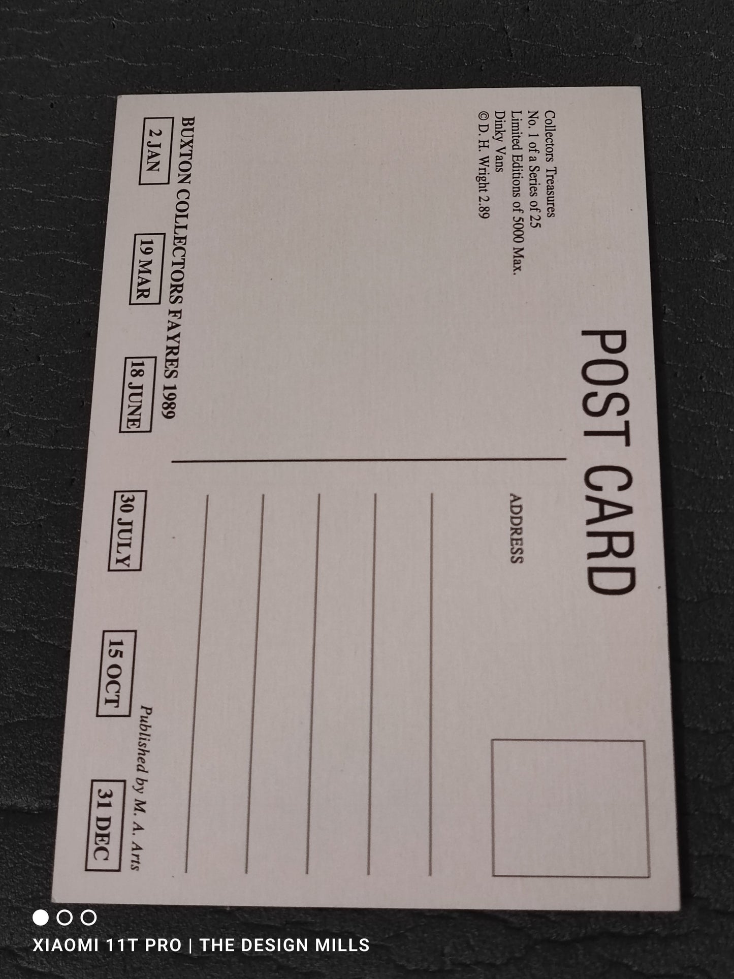 Collectors Treasures Postcard