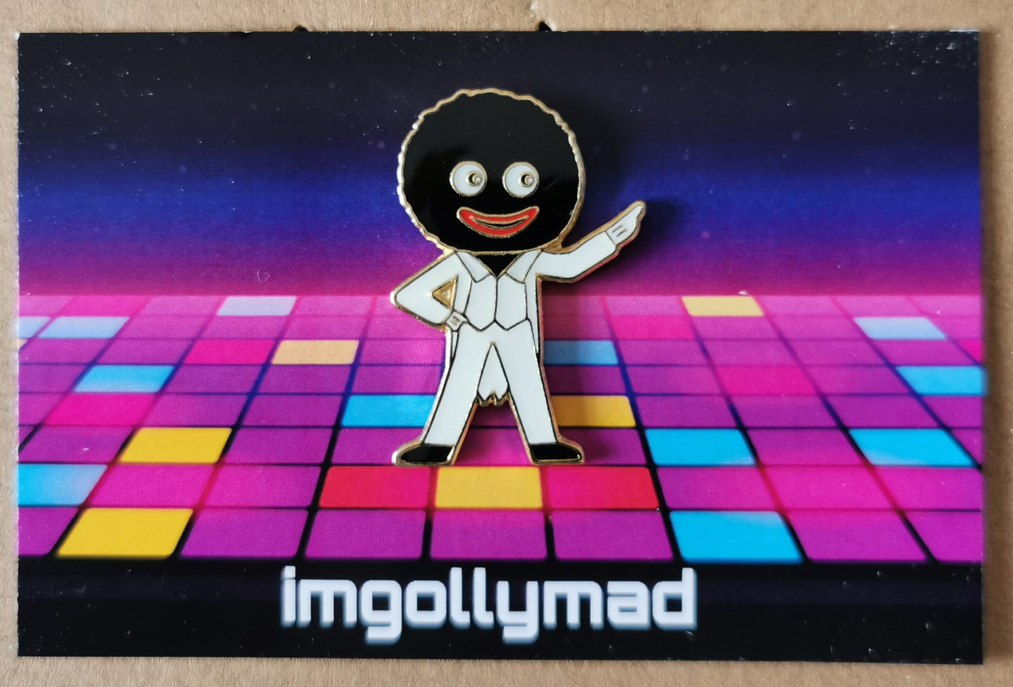 Disco Dancer Badge Travolta Special image - GollyBadges.com