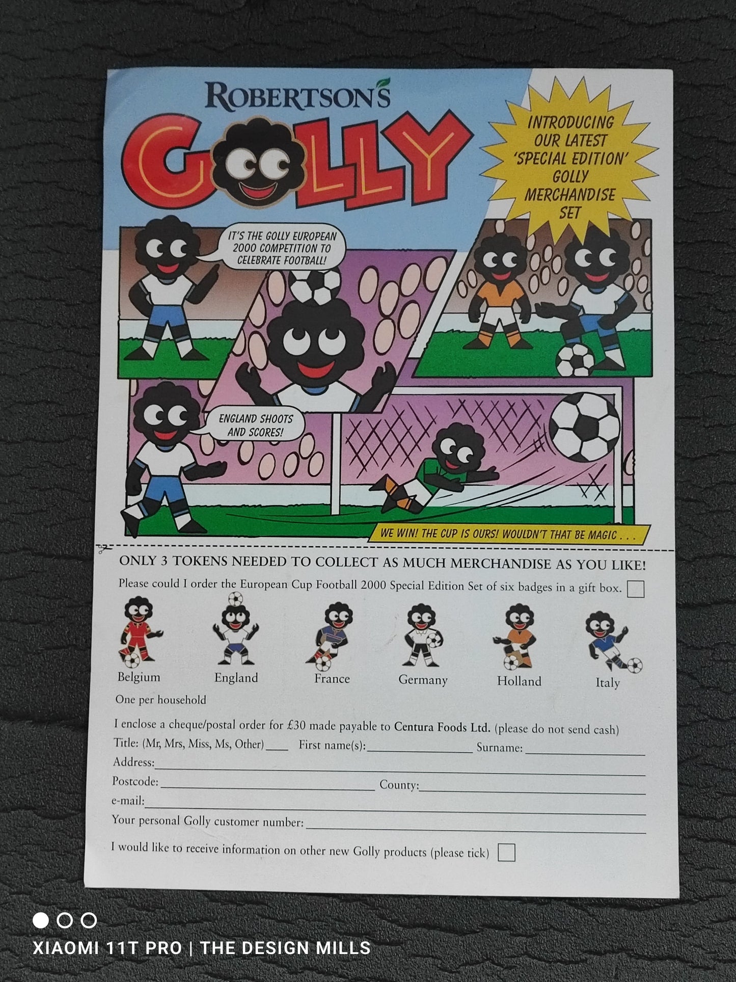 Euro Footballers Leaflet