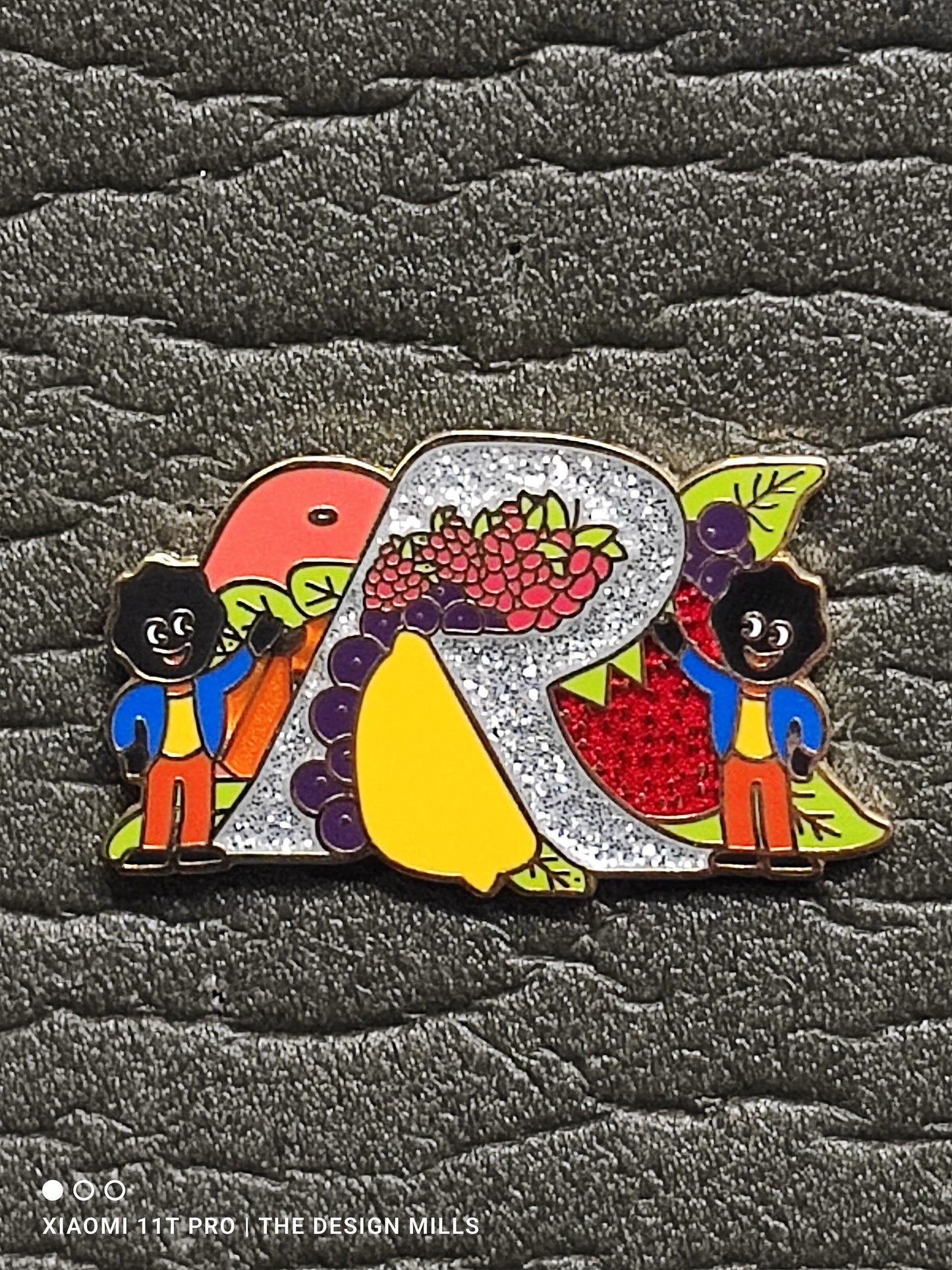 Fruits Silver Glitter R