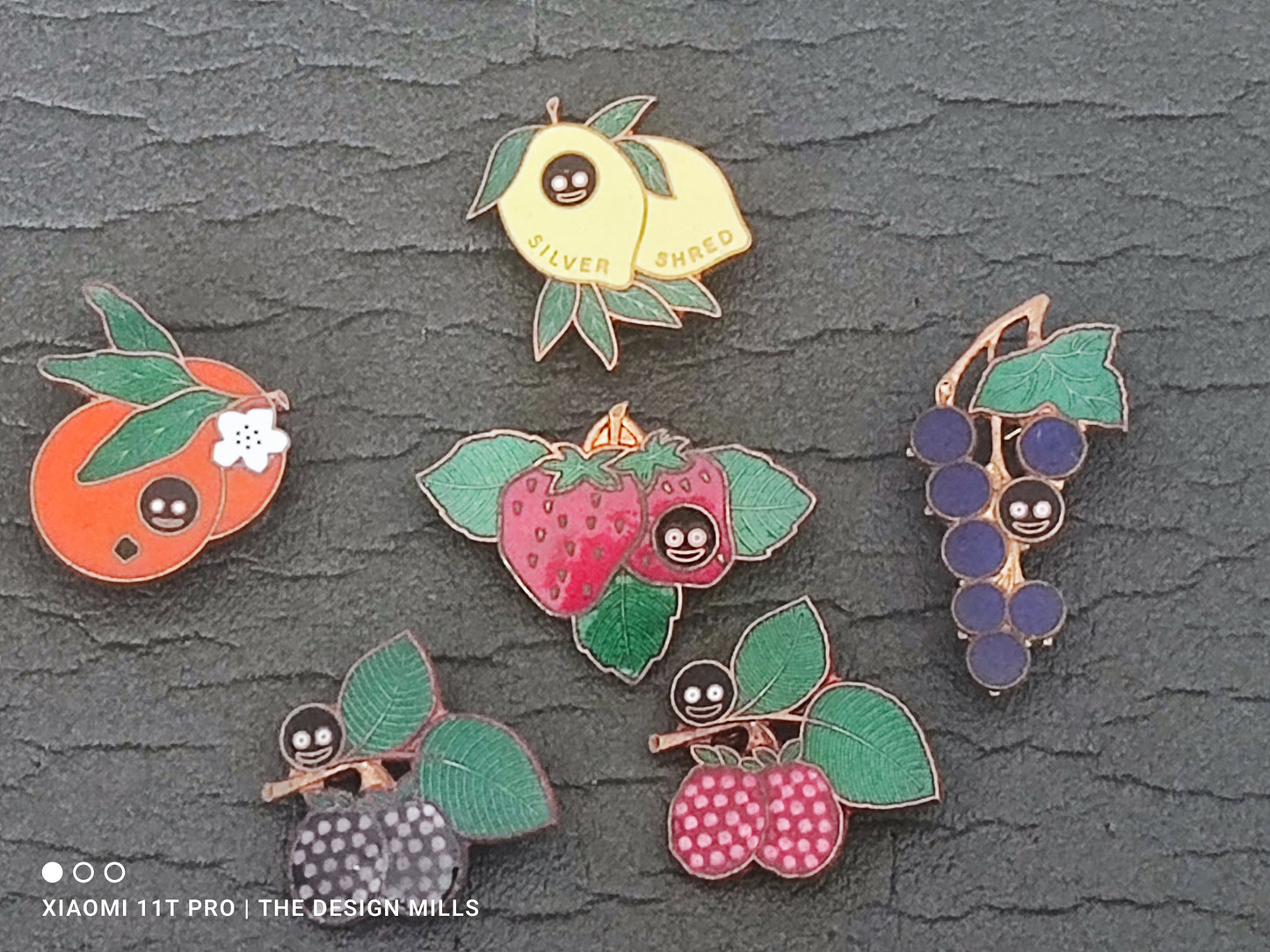 Full Set of 6 Pre War Style Fruits