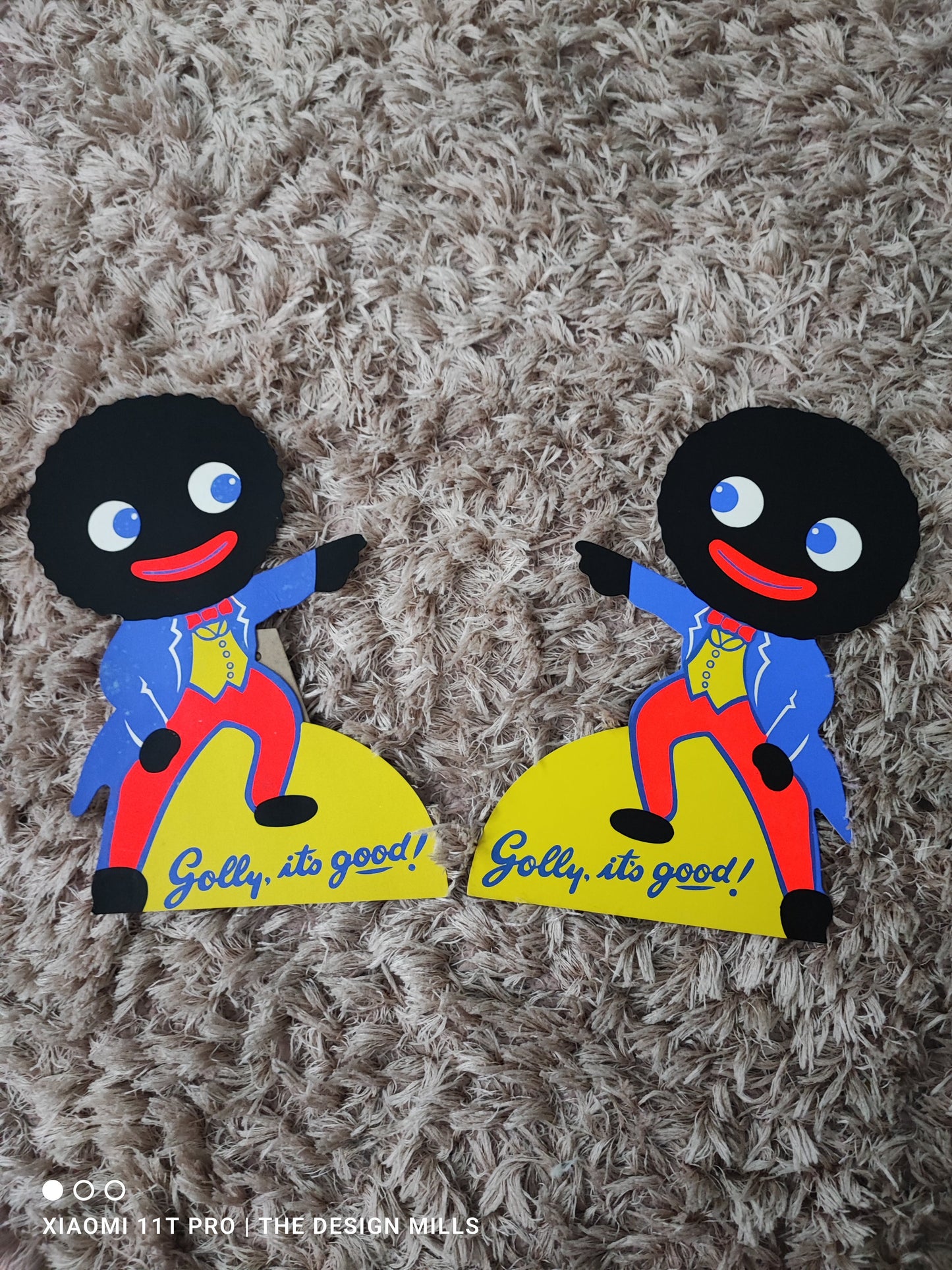 Golly its Good Pair of Showcards 7.5”W x 10”H