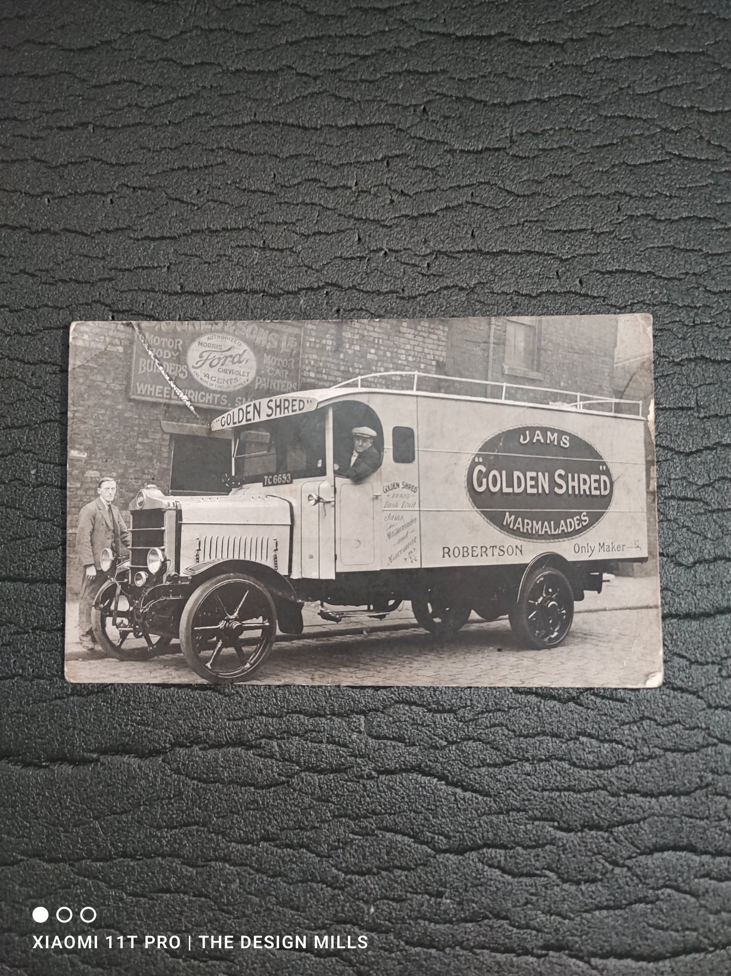 Robertsons Old Postcard Golden Shred Van