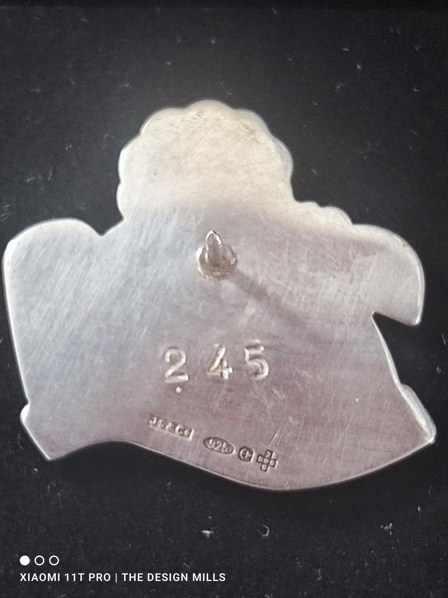 Solid Silver Millennium Badge Boxed